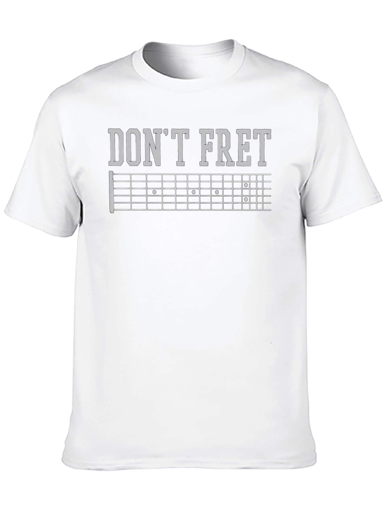 Black Don't Fret Guitar T-Shirt view 10