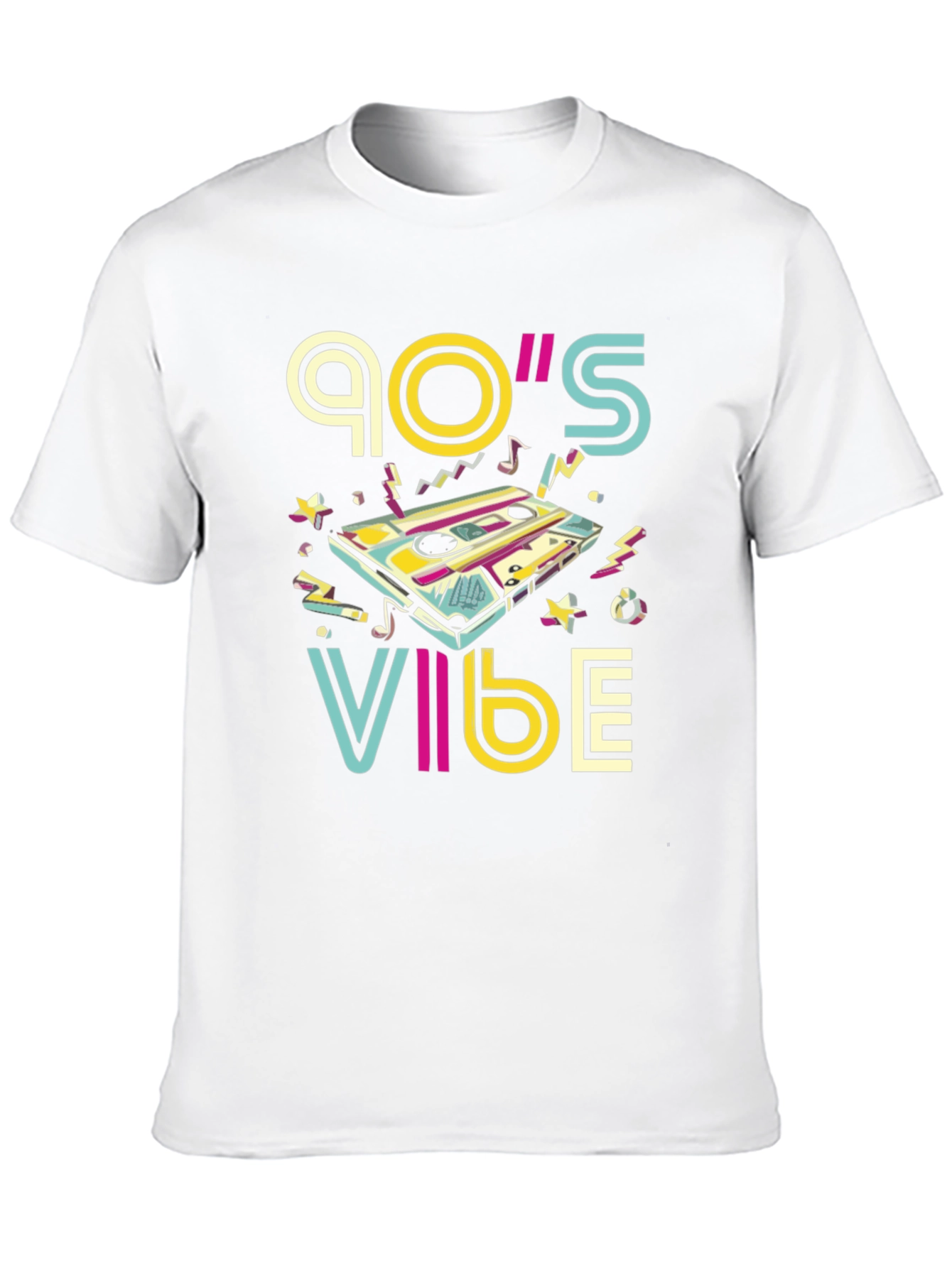 90's Vibe Retro Cassette Graphic T-Shirt - 10