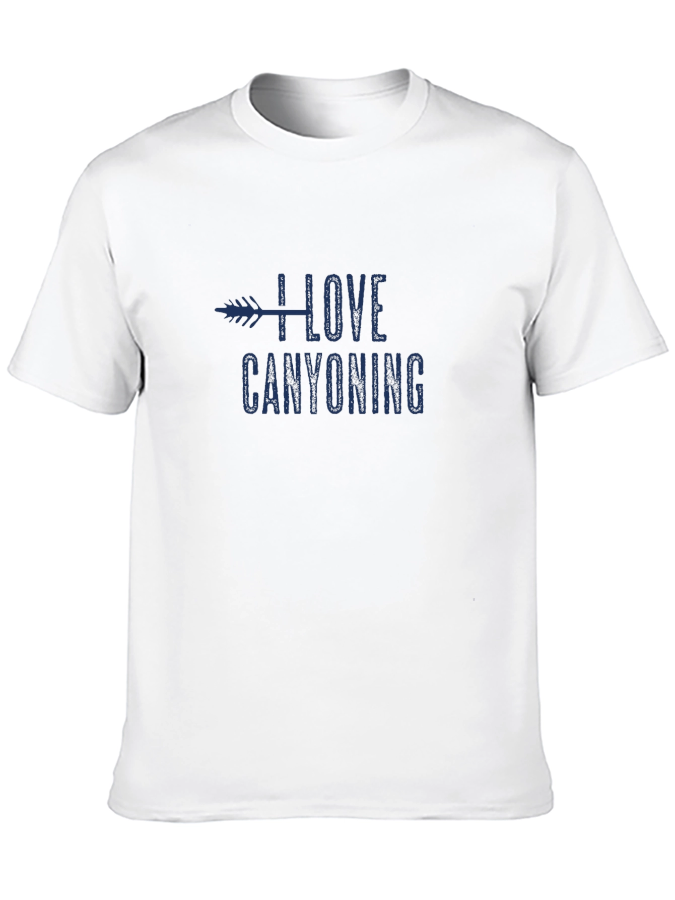 Black I Love Canyoning T-Shirt - Black Graphic Tee view 10