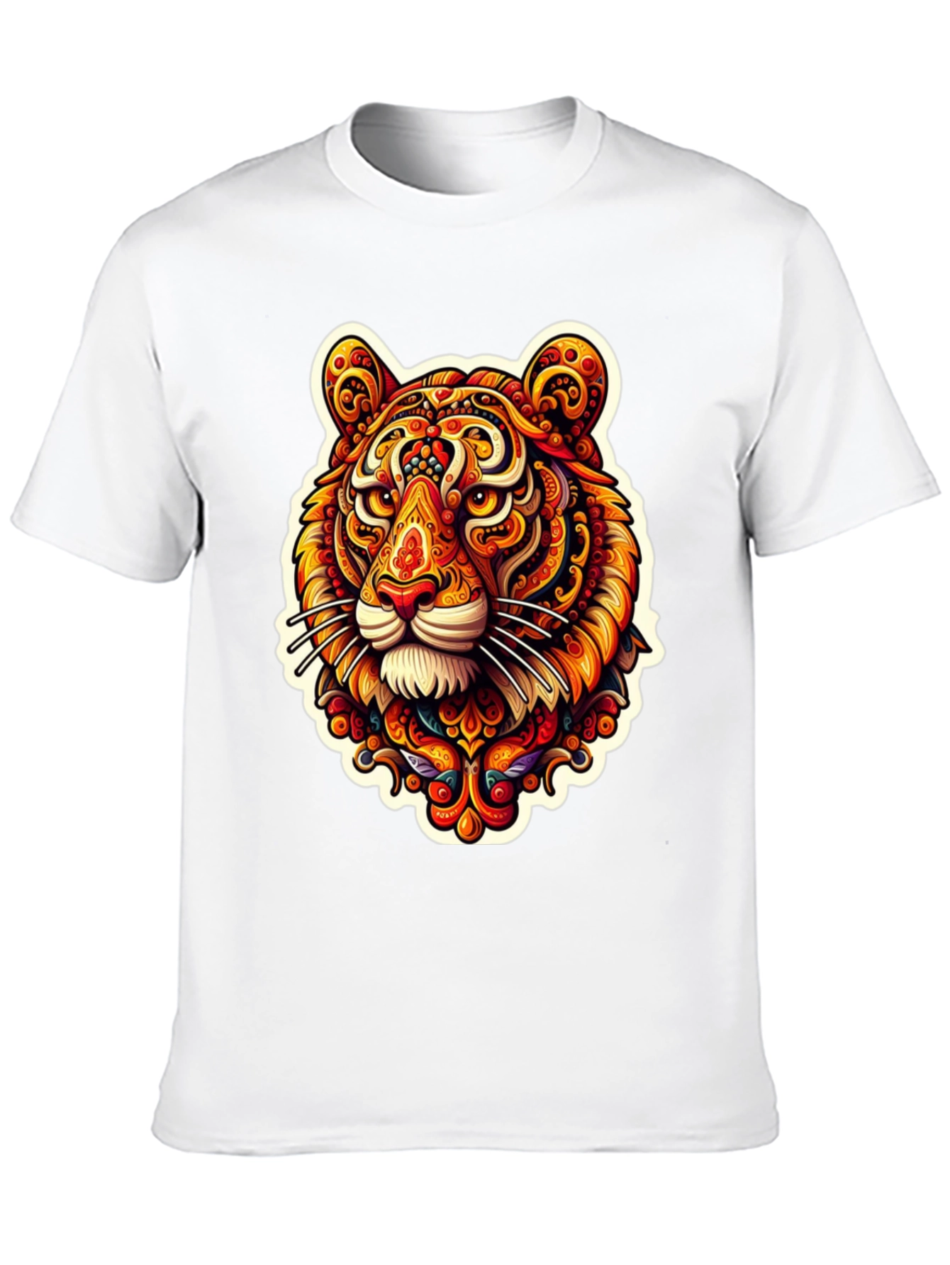 Black Tiger Graphic Tee - Unique Colorful Design view 10