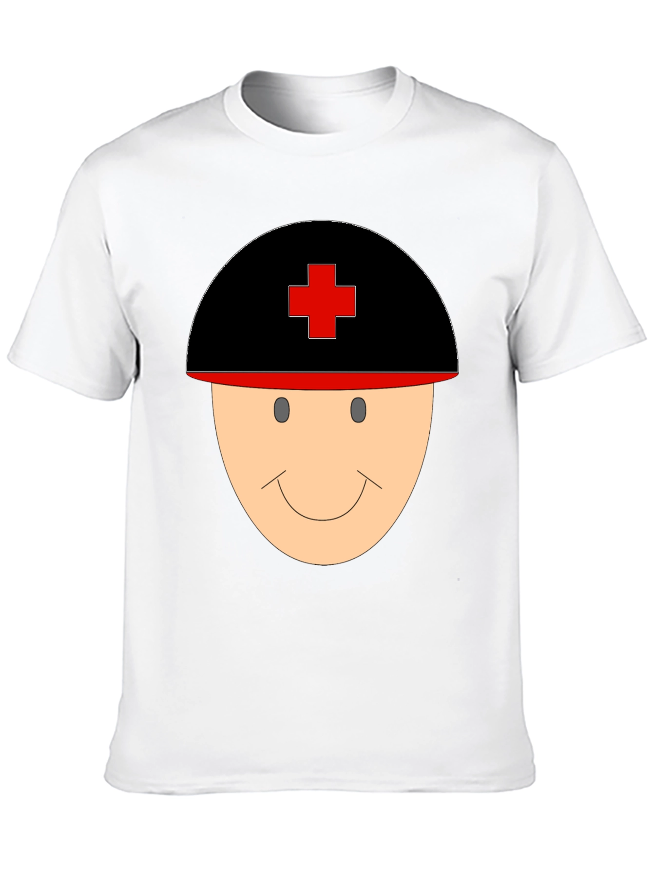 Black Nurse Face Graphic T-Shirt view 10