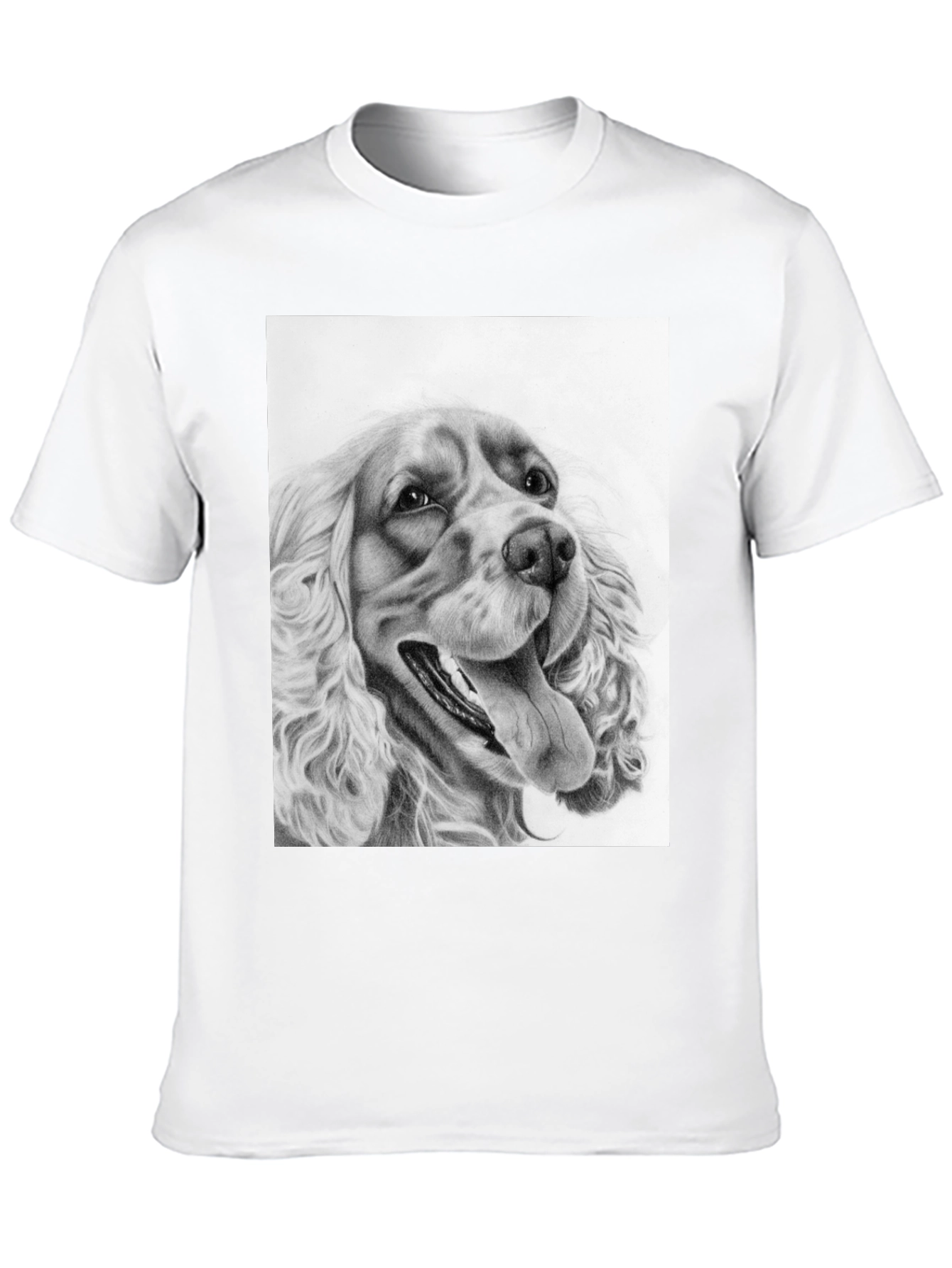 Black Dog Portrait Graphic Tee - Black view 10