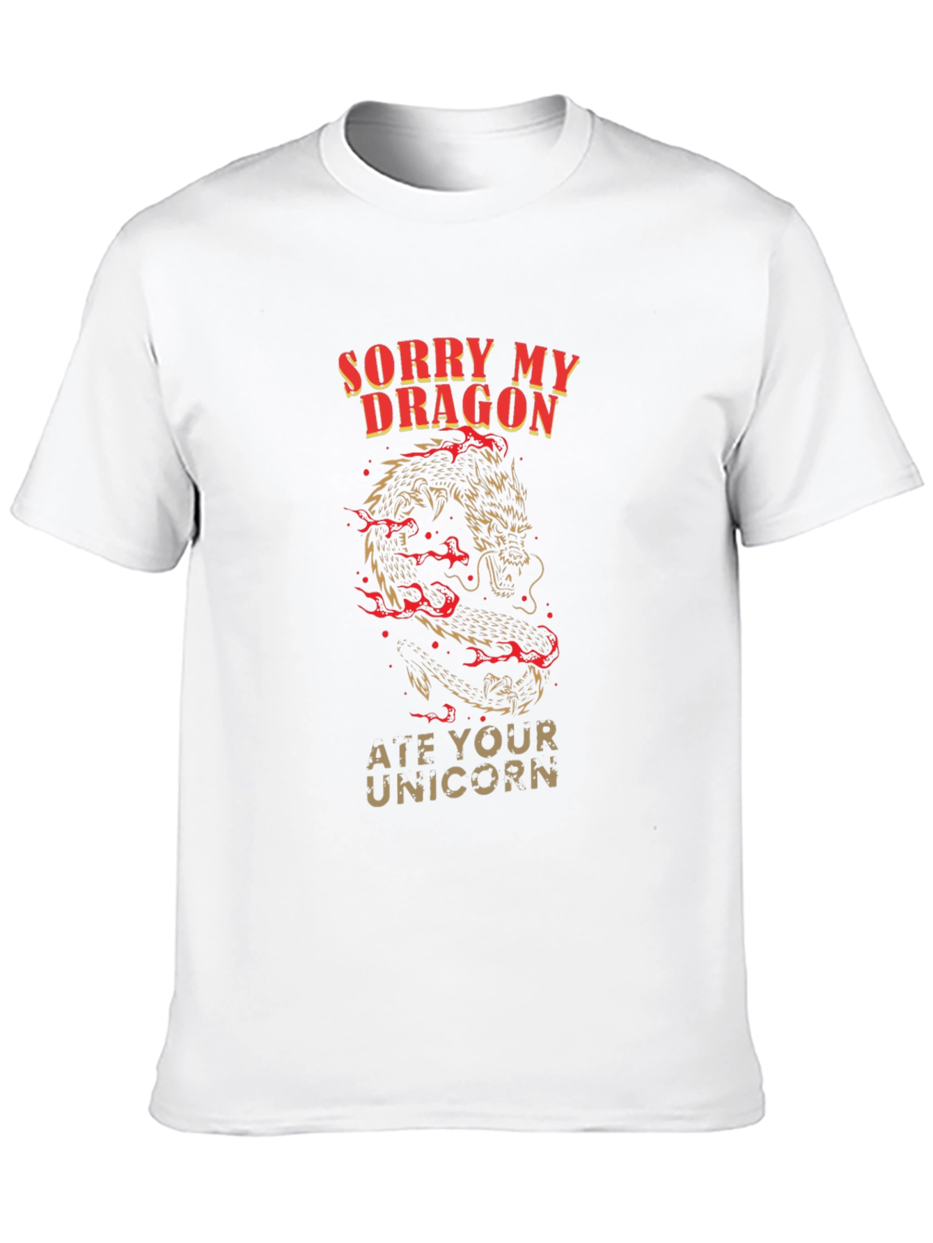 Black Dragon Ate Your Unicorn Graphic Tee view 10