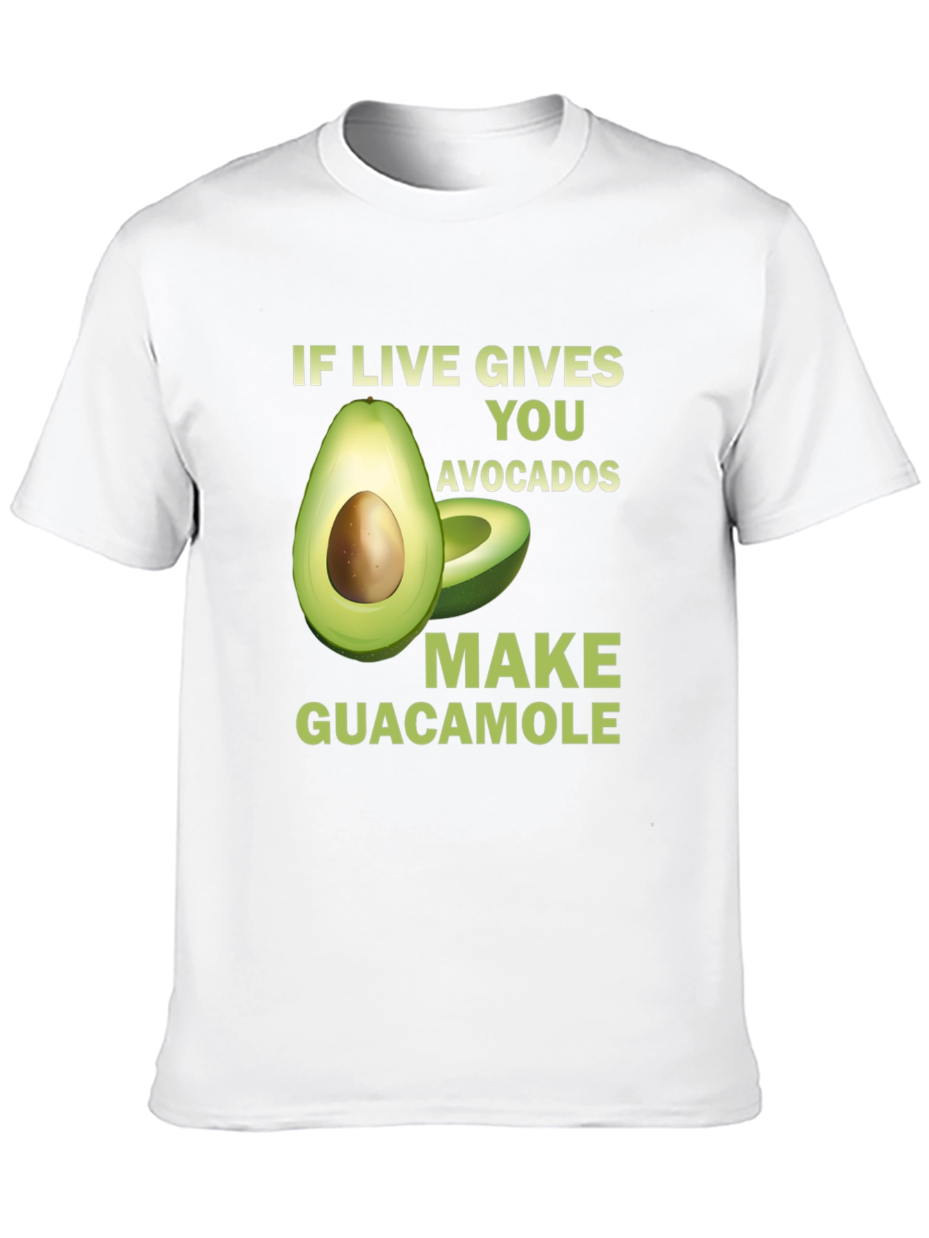 Black Avocado Guacamole Graphic Tee - Funny Foodie T-Shirt view 10