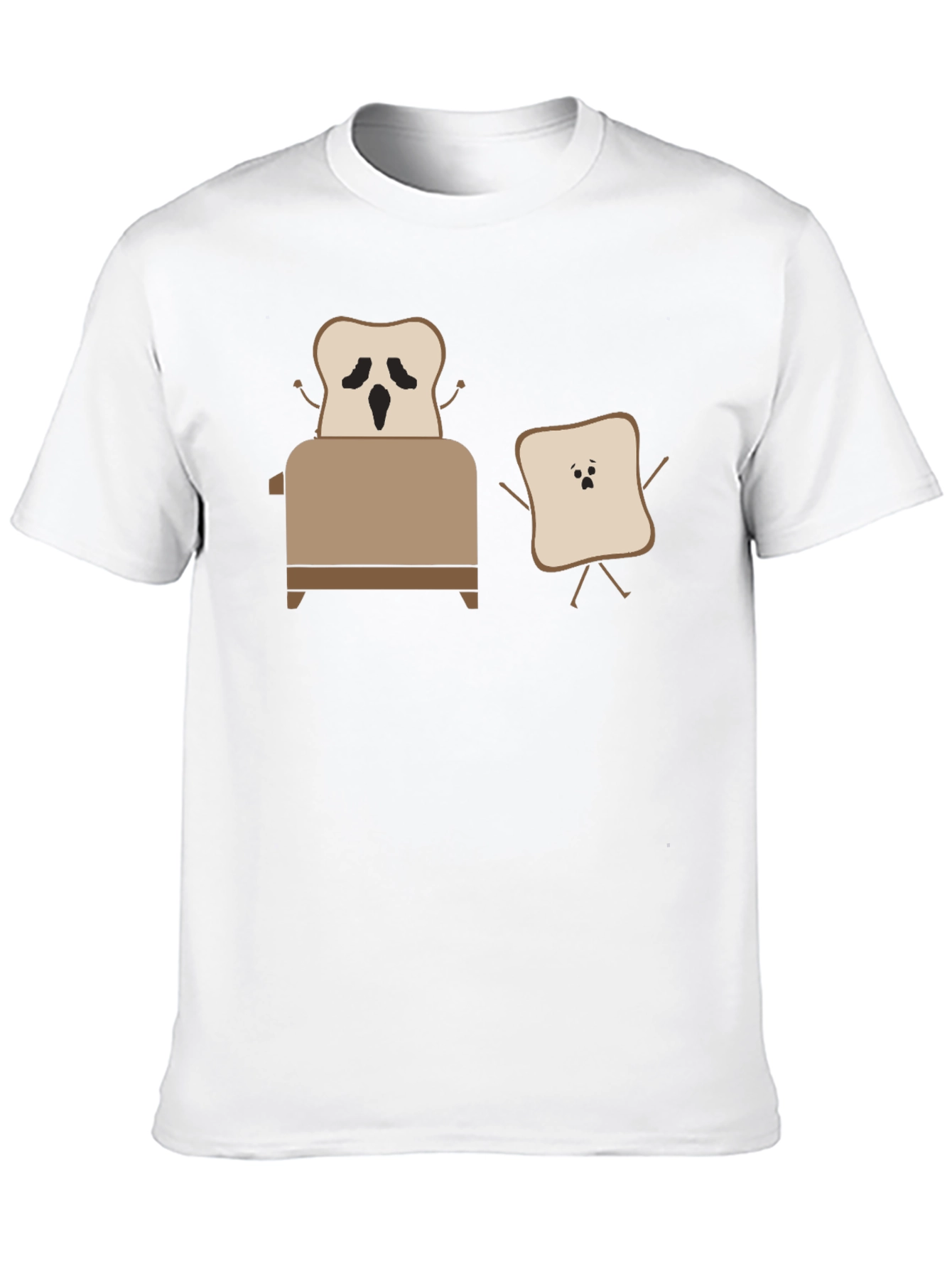 Black Funny Toast T-Shirt: Toaster Escape! view 10