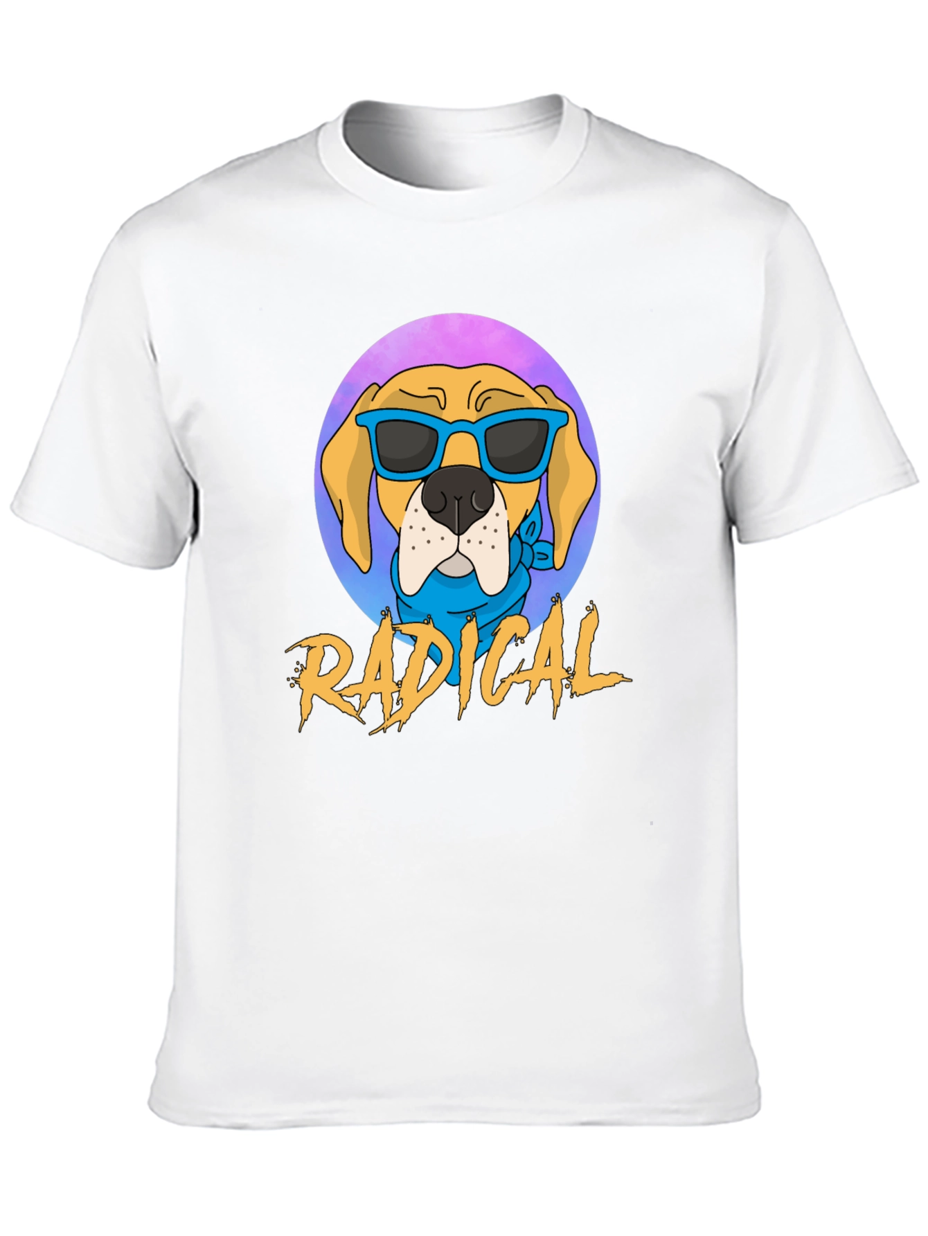 Radical Dog Graphic Tee - Cool Canine Vibes! - 10