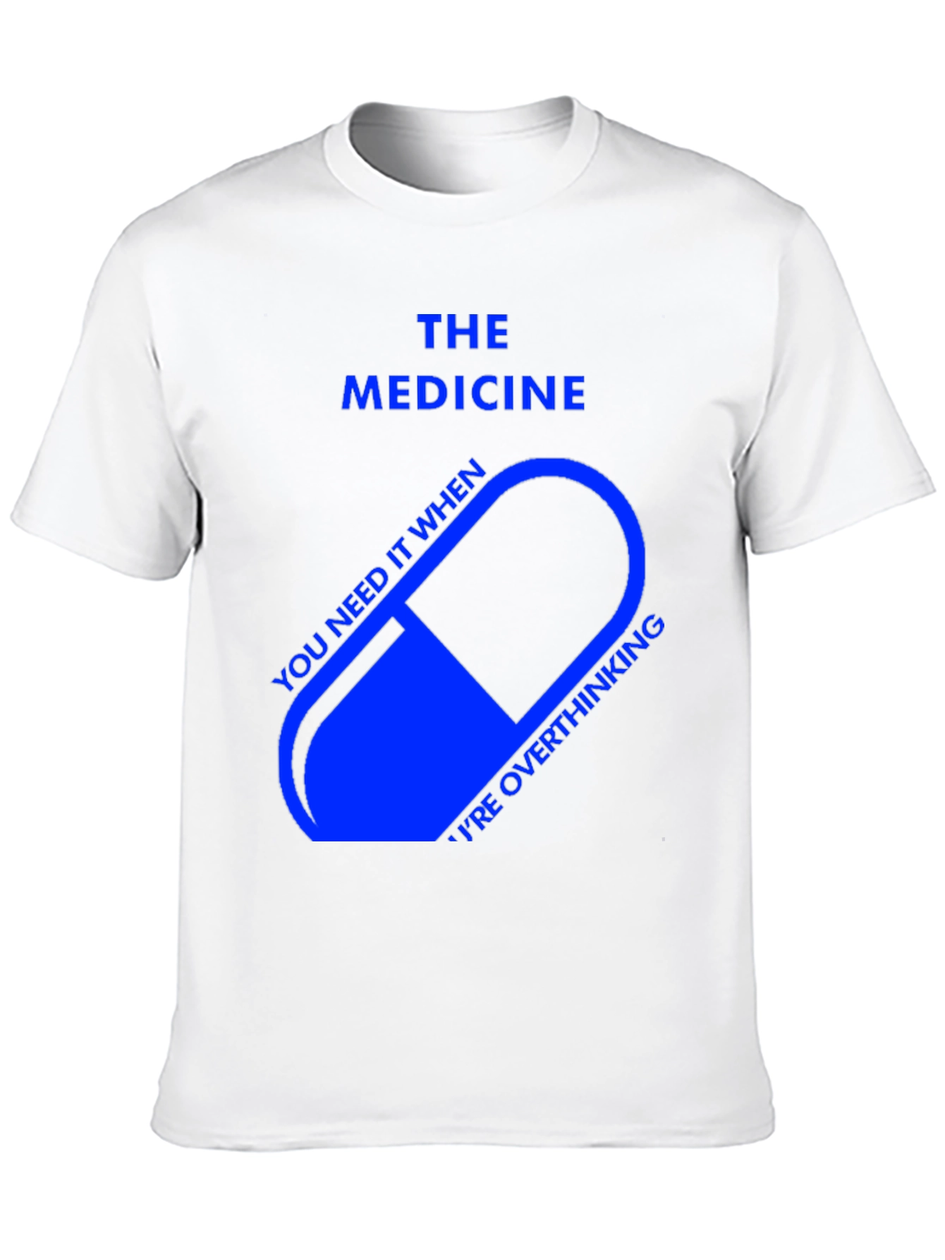 Black The Medicine T-Shirt - Overthinking Relief view 10