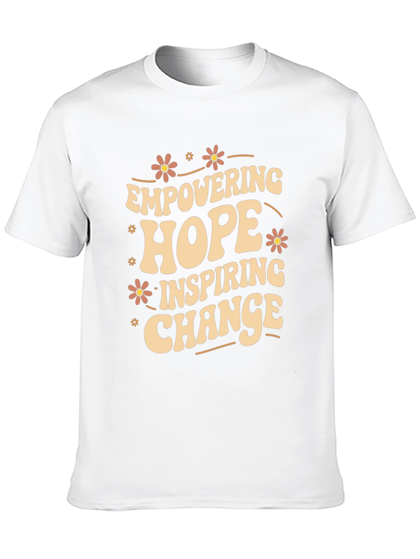 Black Empowering Hope Inspiring Change Graphic Tee view 10