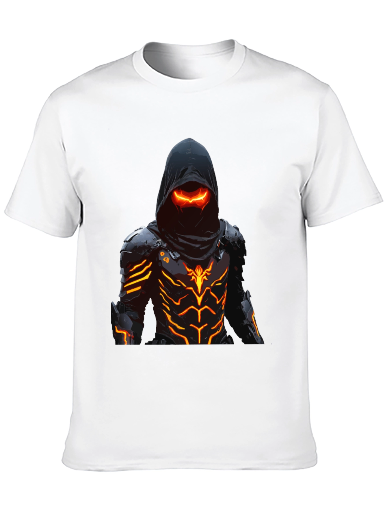 Black Cyberpunk Assassin Graphic Tee - Black view 10