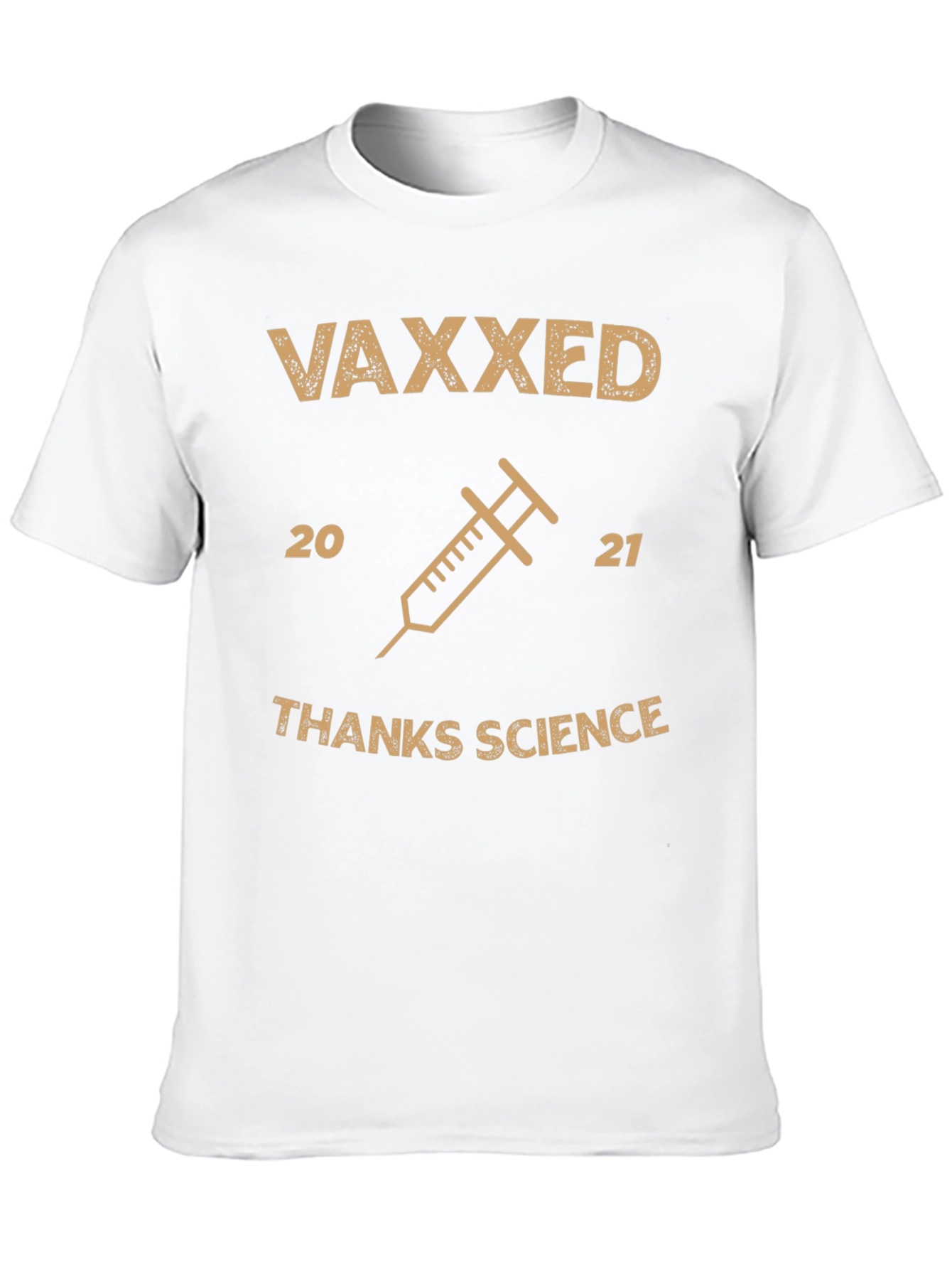 Black Vaxxed Thanks Science T-Shirt view 10