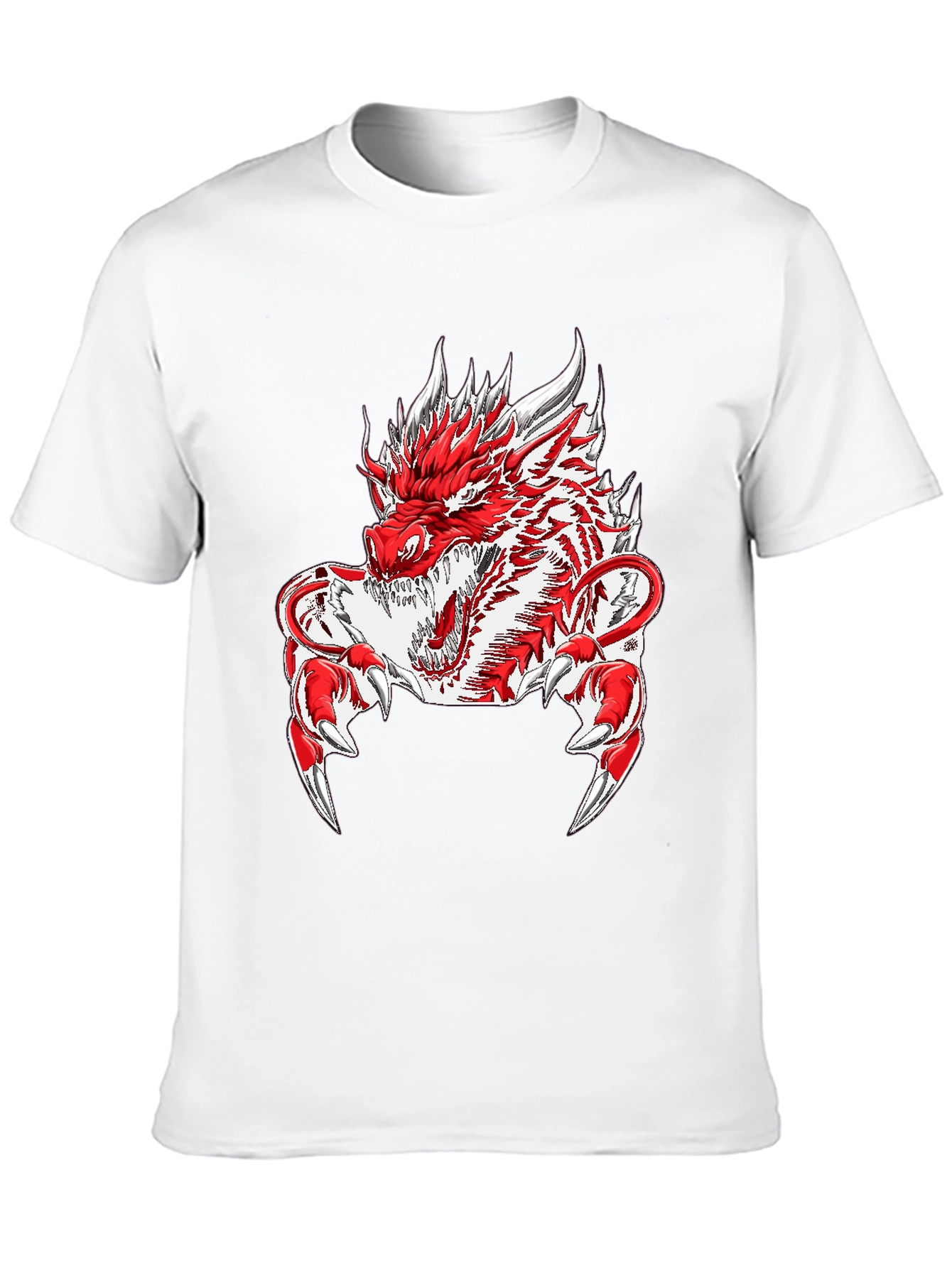 Black Dragon Graphic Tee - Men's Black T-Shirt view 10