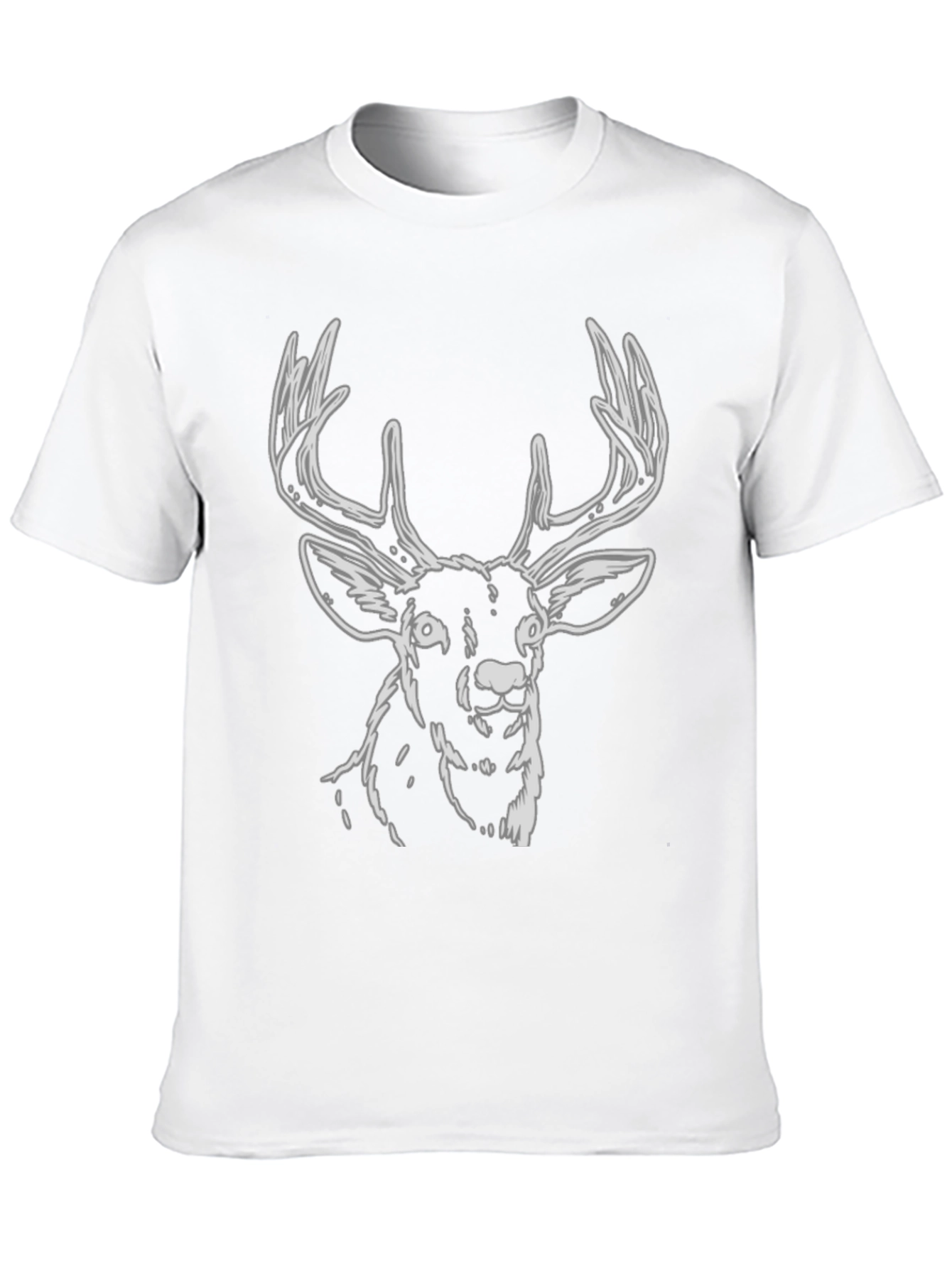 Black Black Deer Graphic Tee view 10