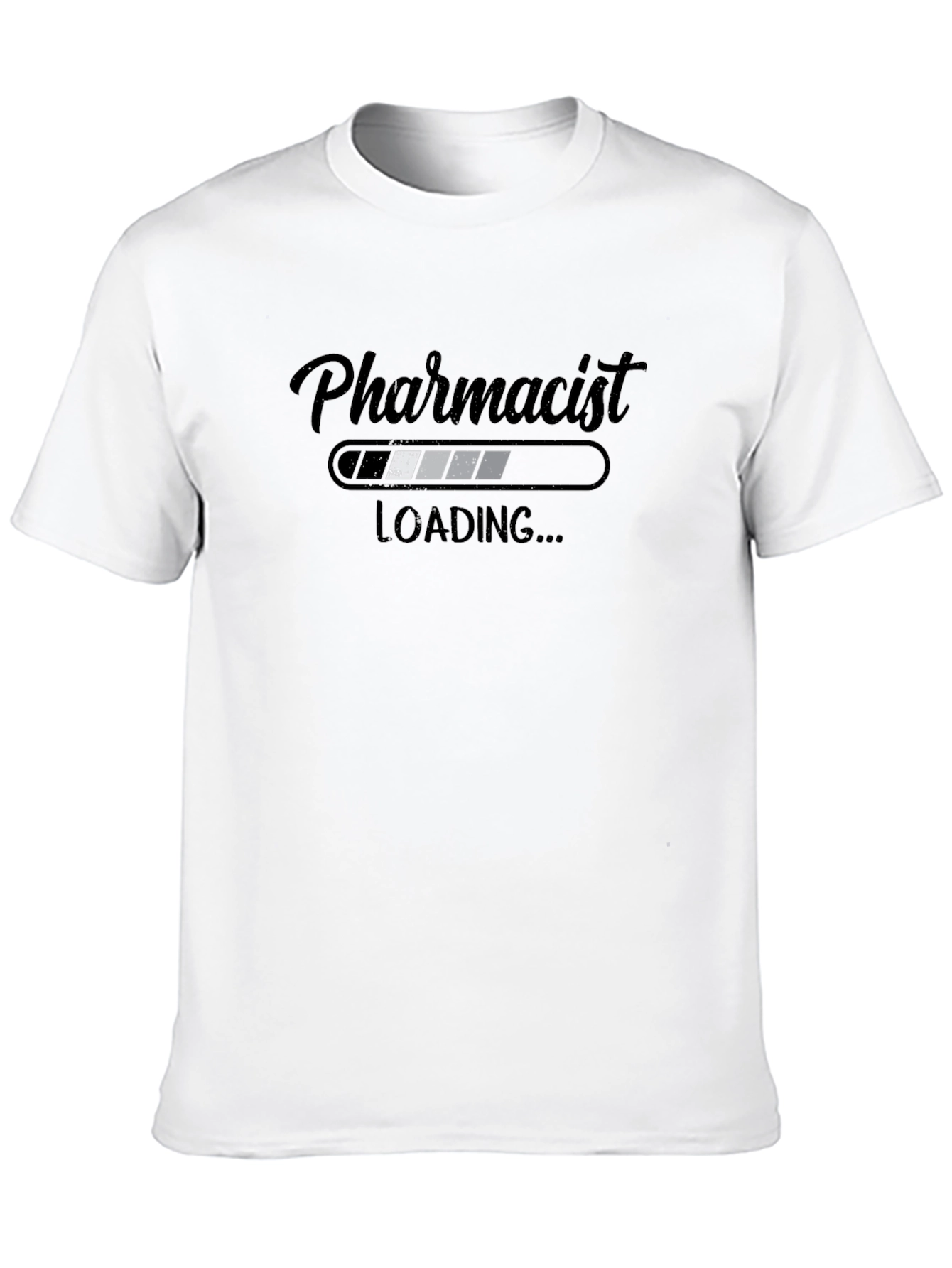 Black Pharmacist Loading T-Shirt - Funny Gift for Pharmacy Students view 10