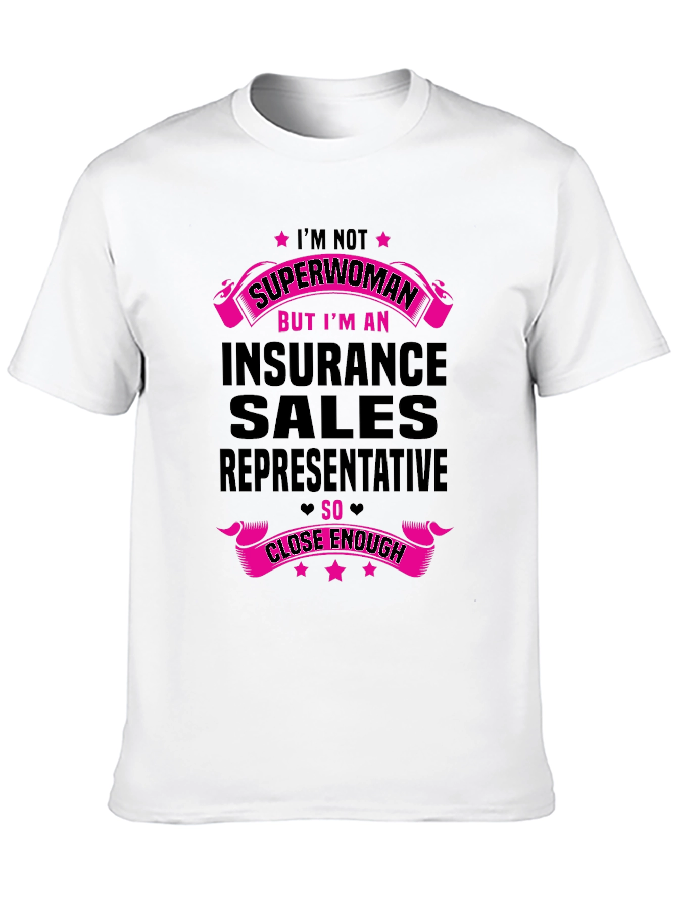 Black Insurance Sales Representative Funny T-Shirt view 10