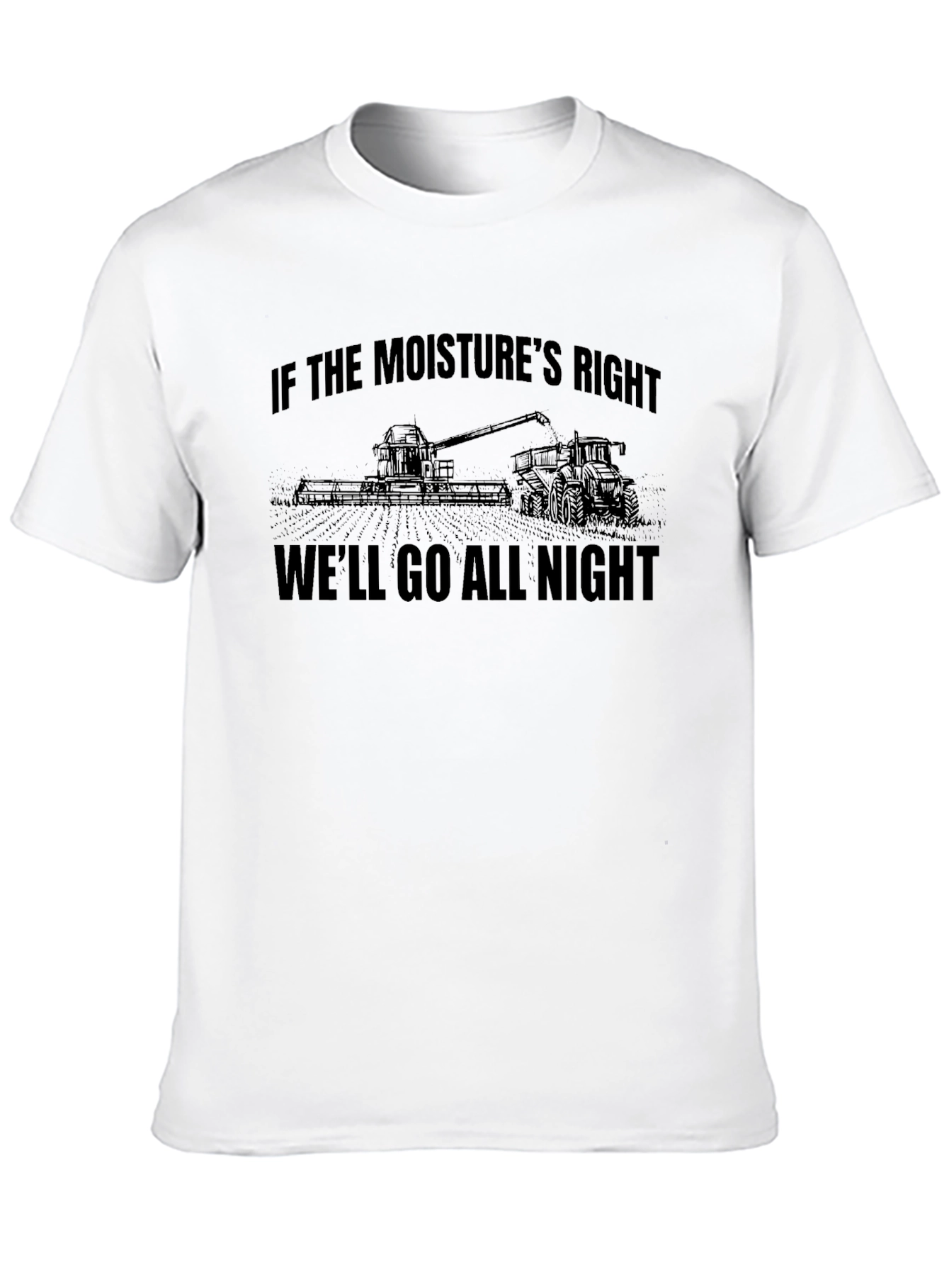 Black Moisture's Right Tee - Farmer Humor T-Shirt view 10