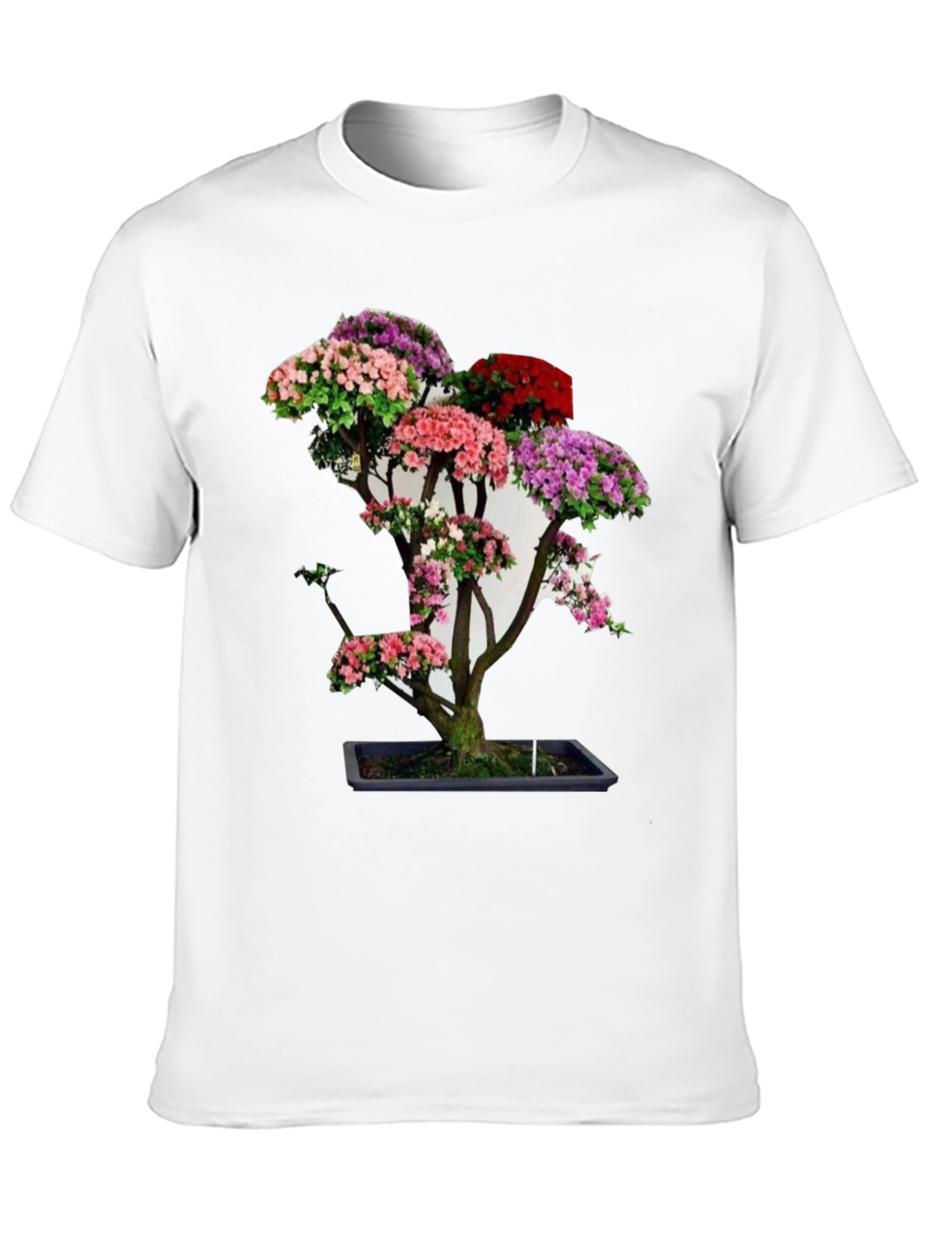 Black Bonsai Tree Graphic Tee - Unique Floral Design view 10