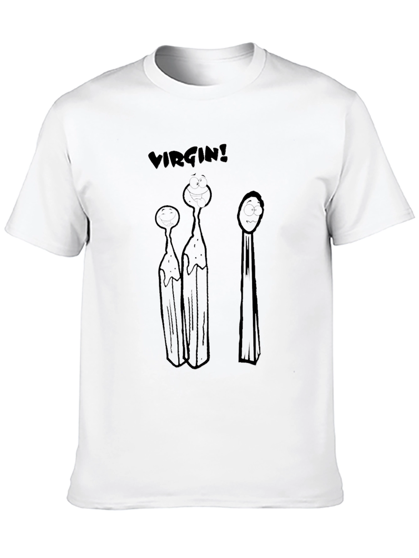 Black Virgin! Rick and Morty Inspired T-Shirt - Black view 10