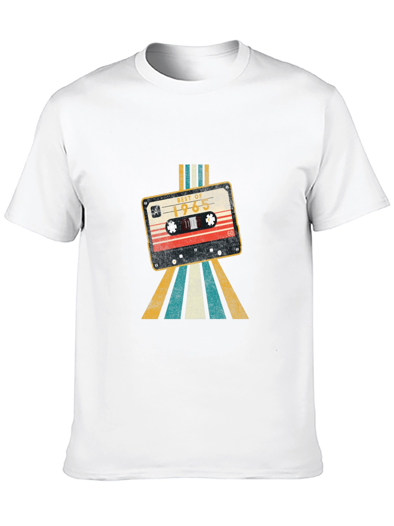 Black Retro Cassette Tape T-Shirt - Vintage Style view 10