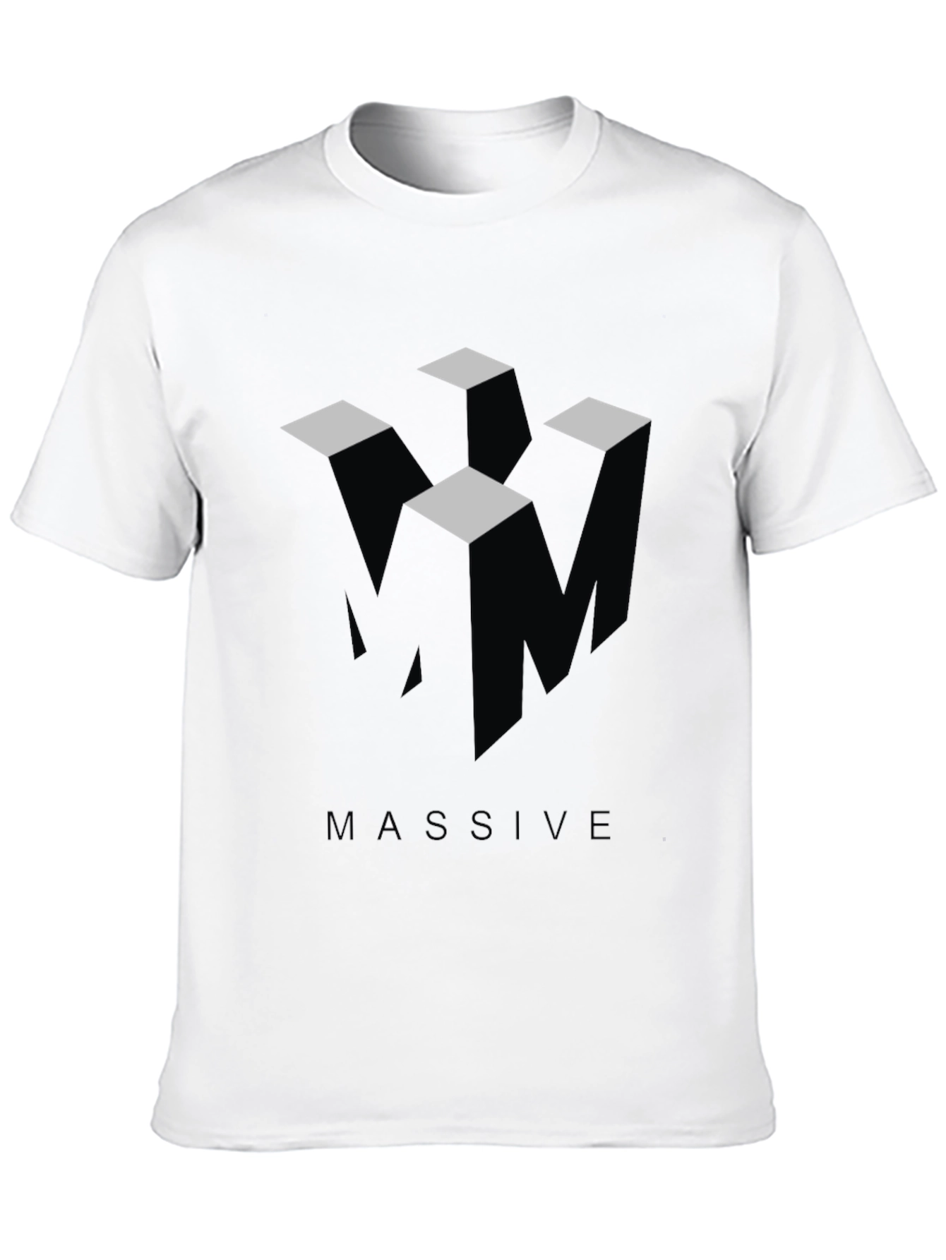 Black Massive Black Graphic Tee view 10