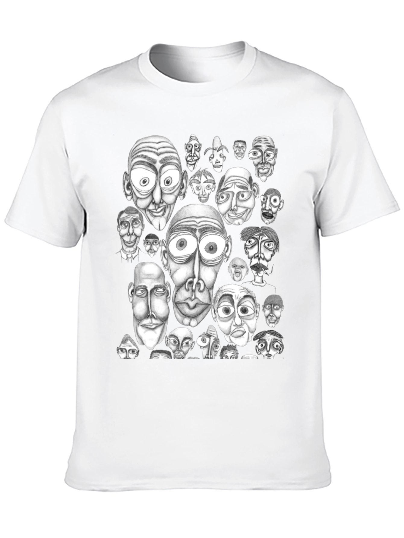 Black Faces Galore Graphic Tee view 10