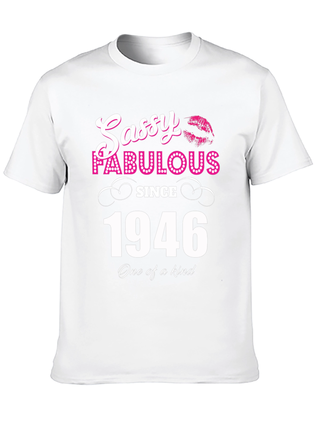 Black Sassy Fabulous Since 1946 Graphic T-Shirt view 10
