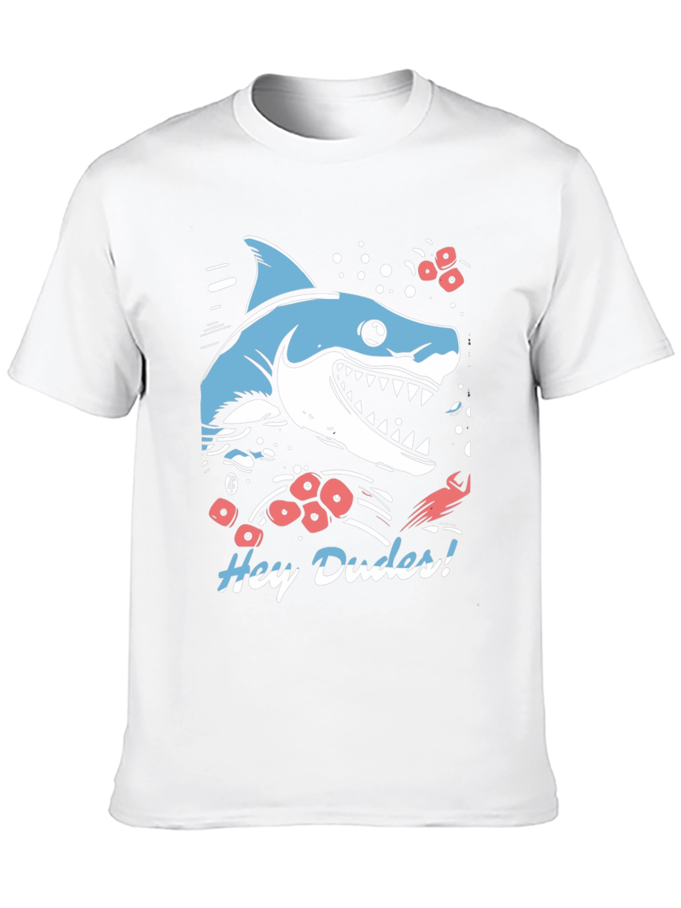 Black Hey Dudes Shark Graphic Tee view 10