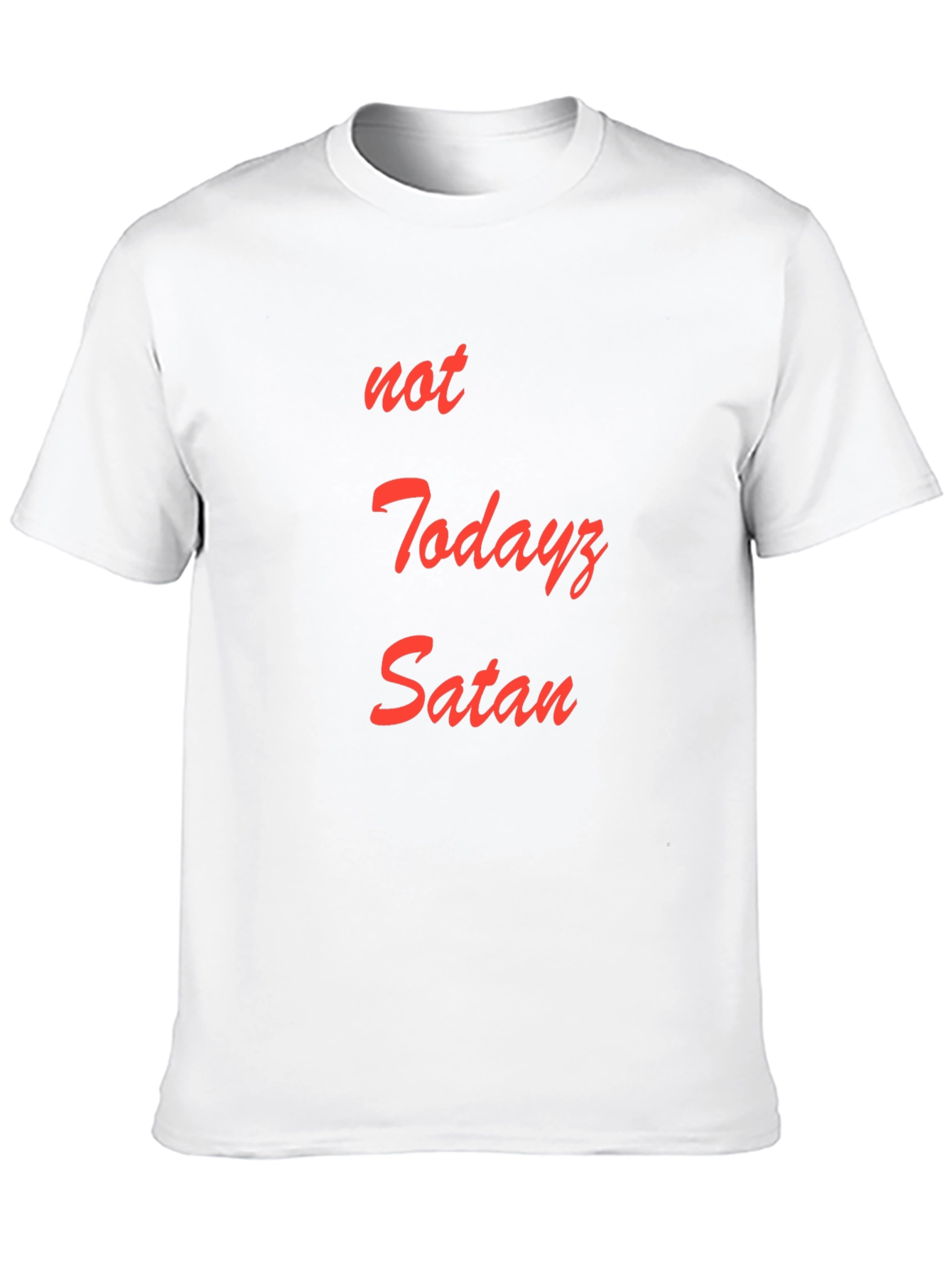 Black Not Todayz Satan Graphic T-Shirt view 10
