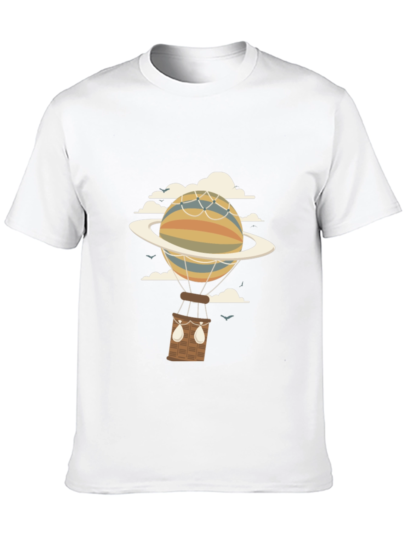 Black Planet Hot Air Balloon Graphic Tee view 10