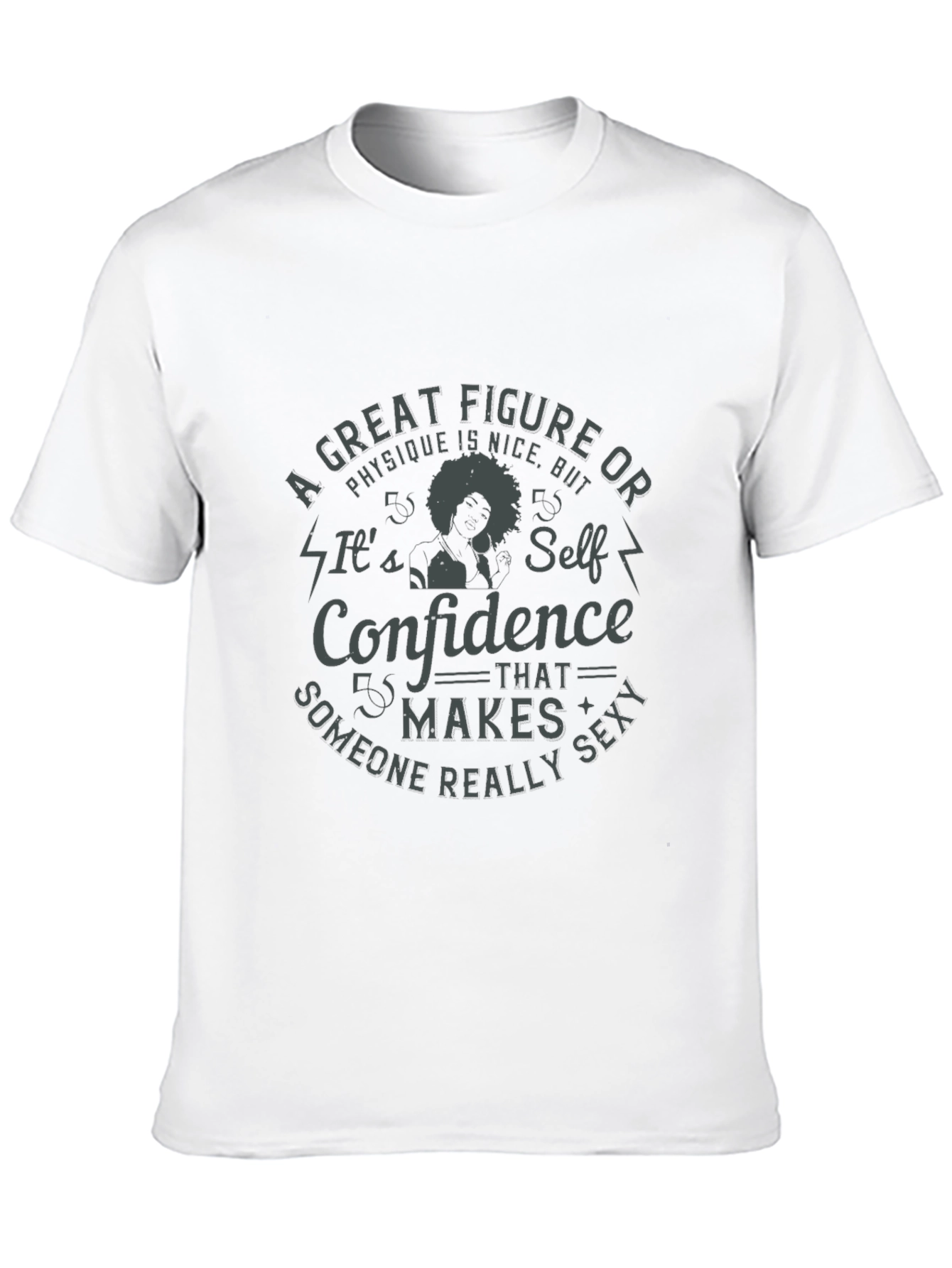Black Confidence Makes Someone Sexy T-Shirt view 10