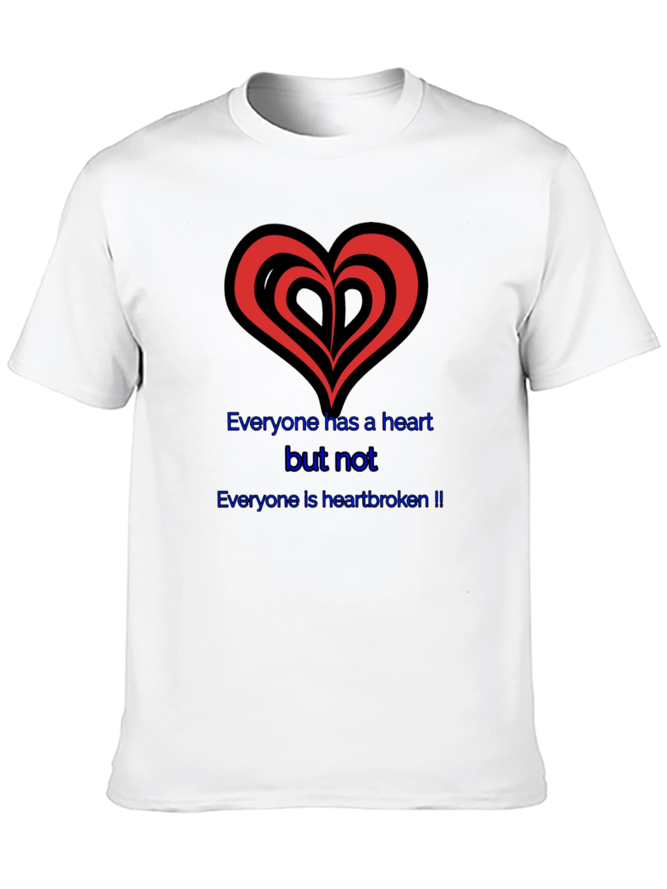 Black Heartbroken Graphic Tee - Black T-Shirt view 10