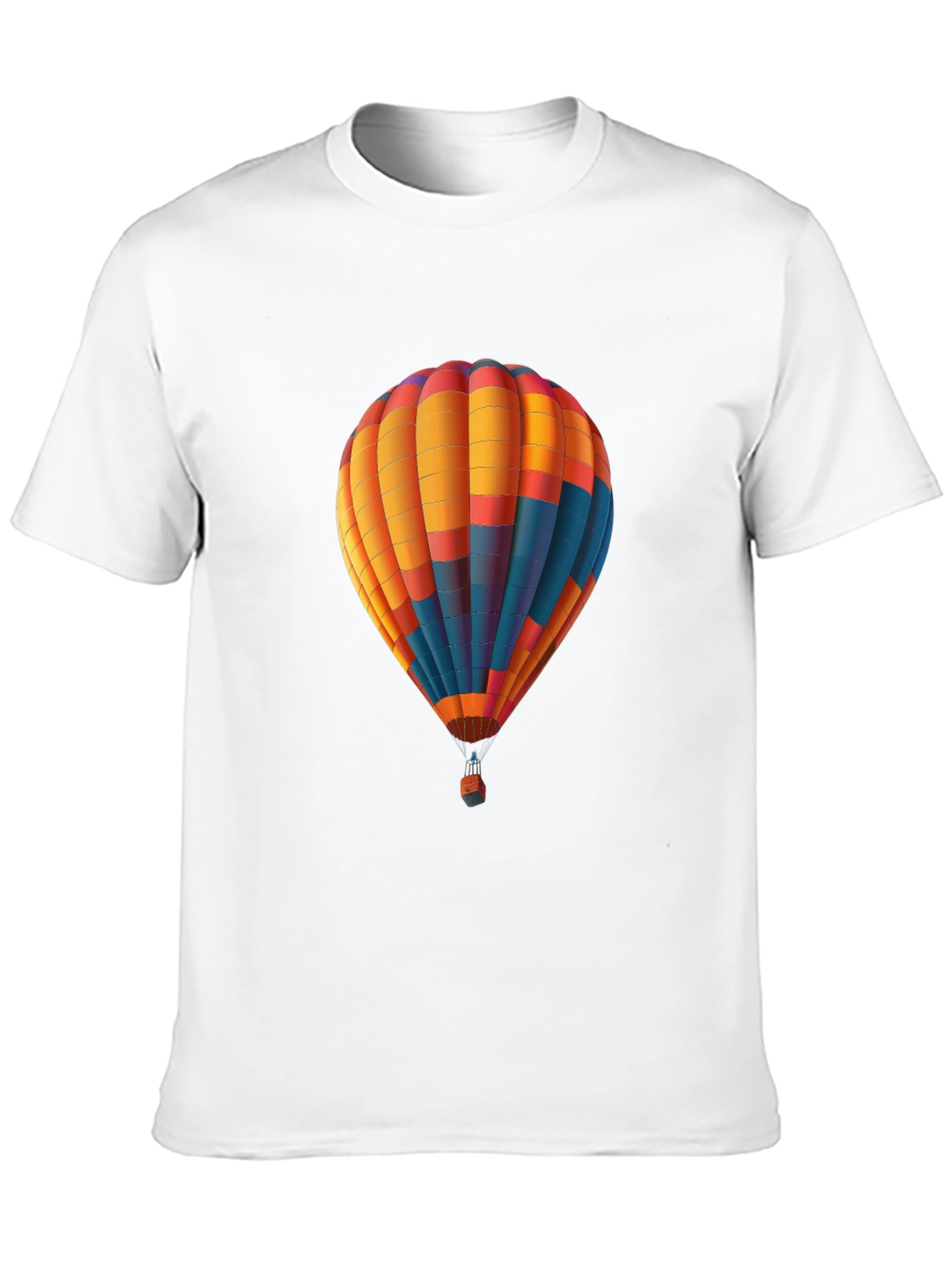 Black Hot Air Balloon Graphic Tee - Stylish & Unique view 10