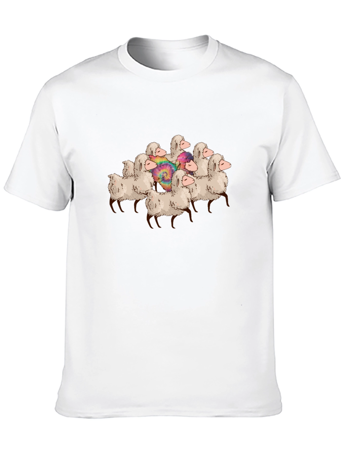 Black Sheep Herd Graphic T-Shirt - Unique Design view 10