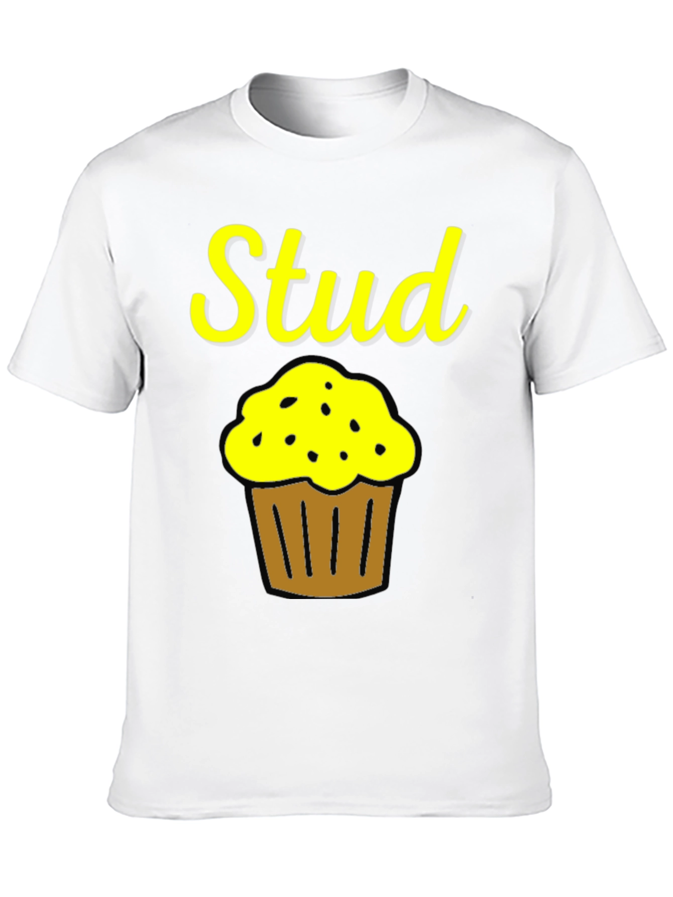 Black Stud Muffin Funny Graphic T-Shirt view 10