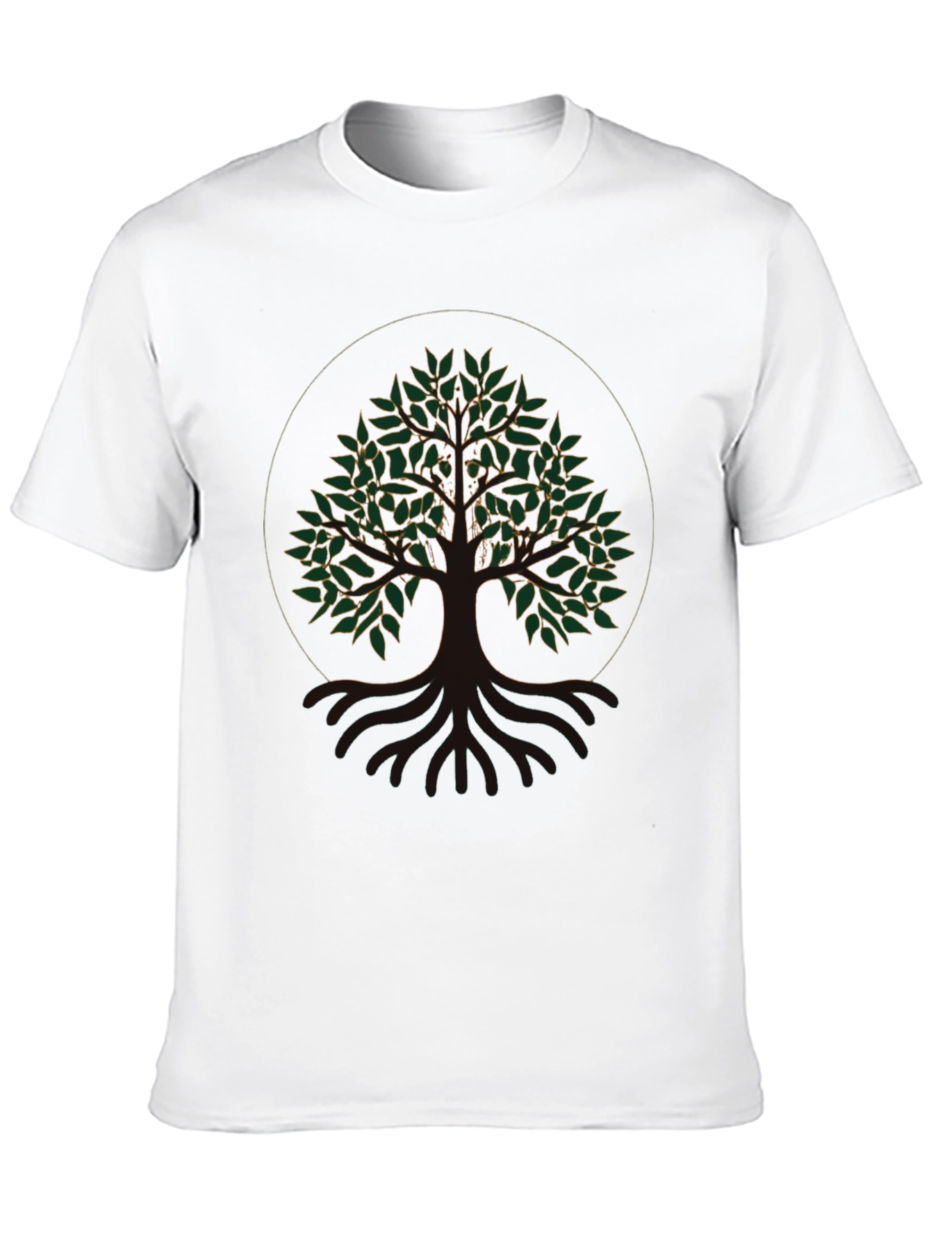 Black Tree of Life Graphic Tee - Black view 10