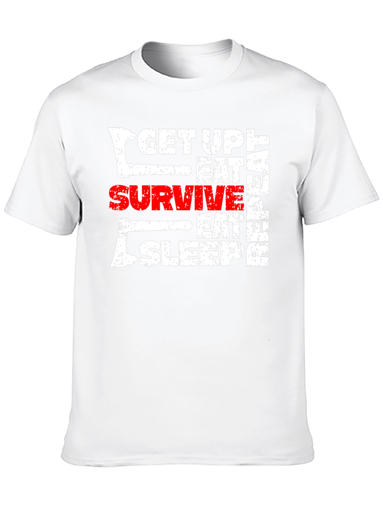 Black Get Up Eat Survive T-Shirt Black view 10