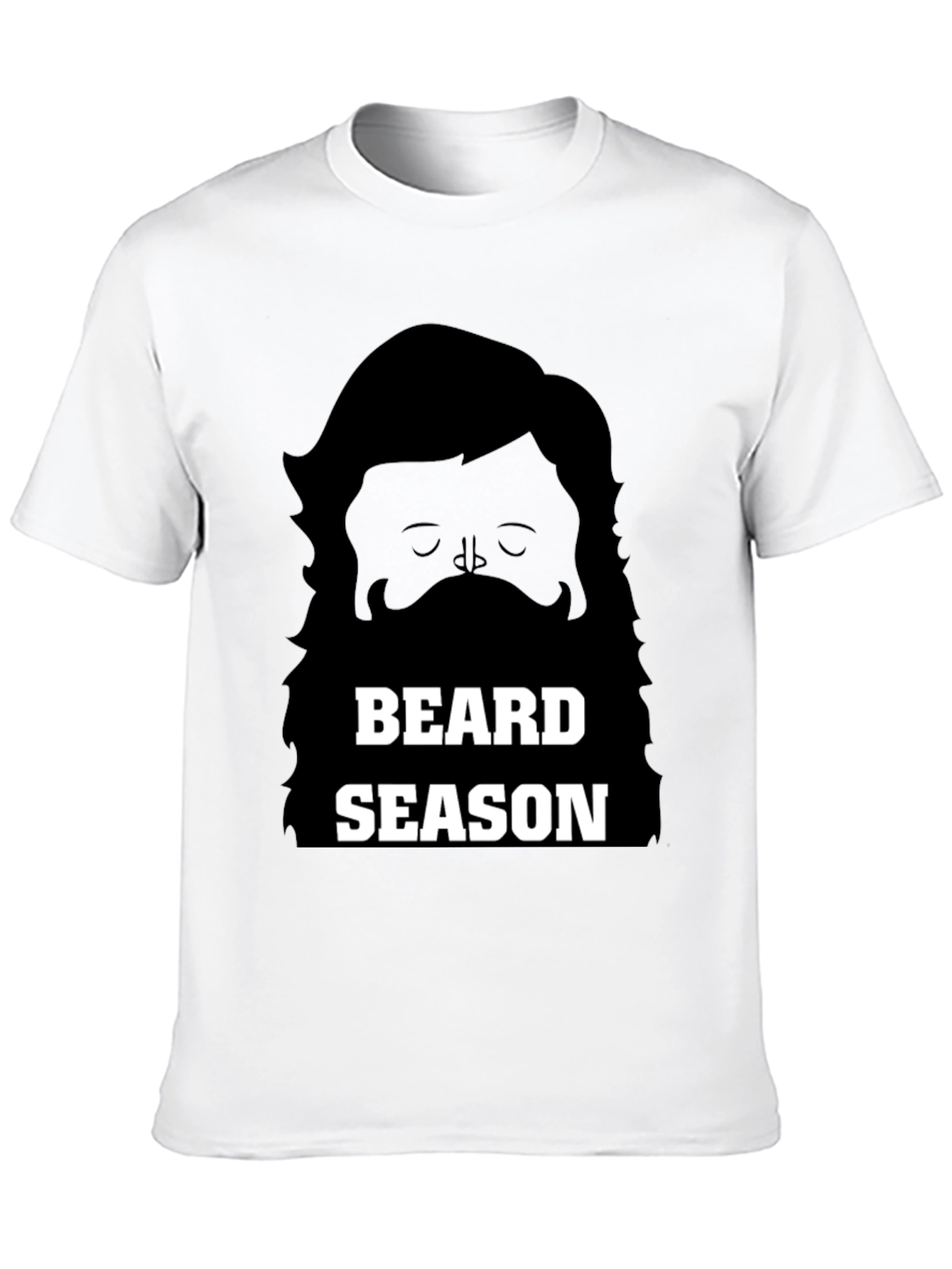 Black Beard Season Graphic Tee - Soft Cotton Unisex Shirt view 10