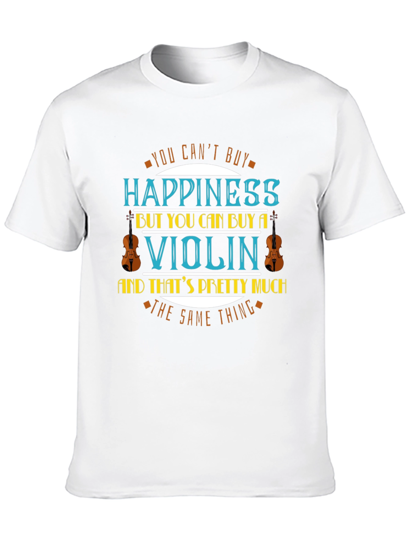 Black Violin Happiness T-Shirt - Music Lover Tee view 10