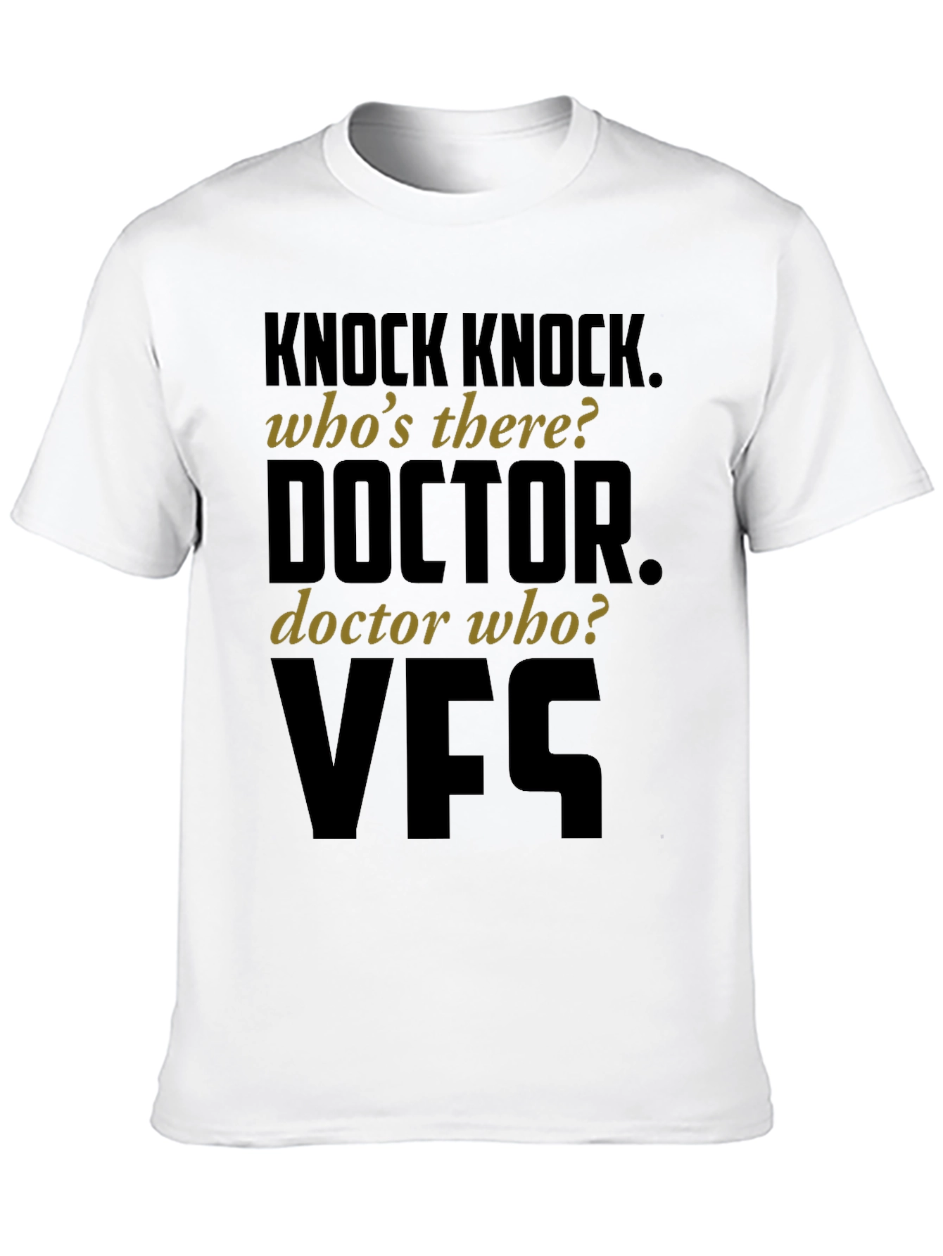 Black Knock Knock Doctor Who T-Shirt view 10