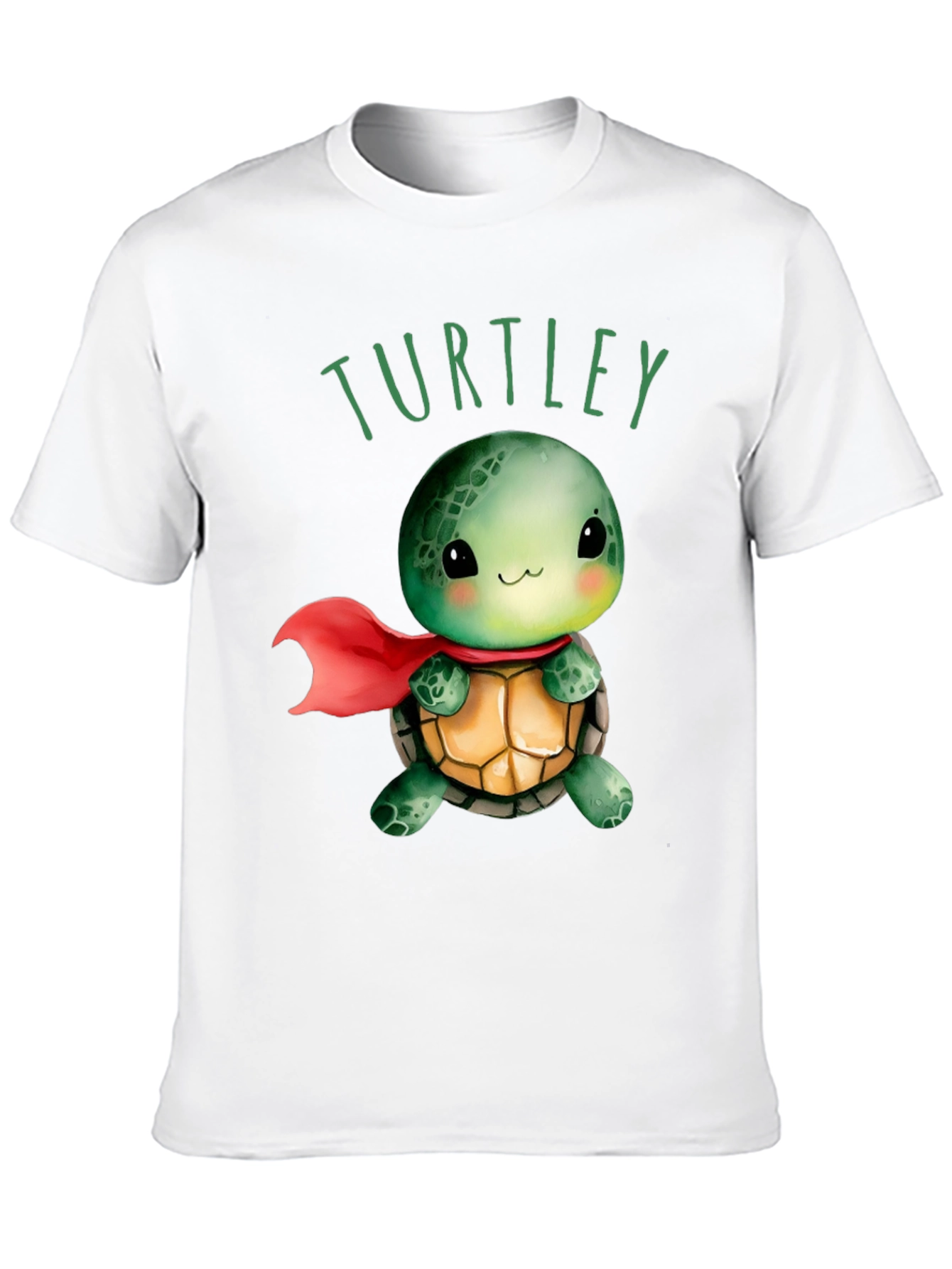 Black Turtley T-Shirt - Cute Turtle Superhero Tee view 10
