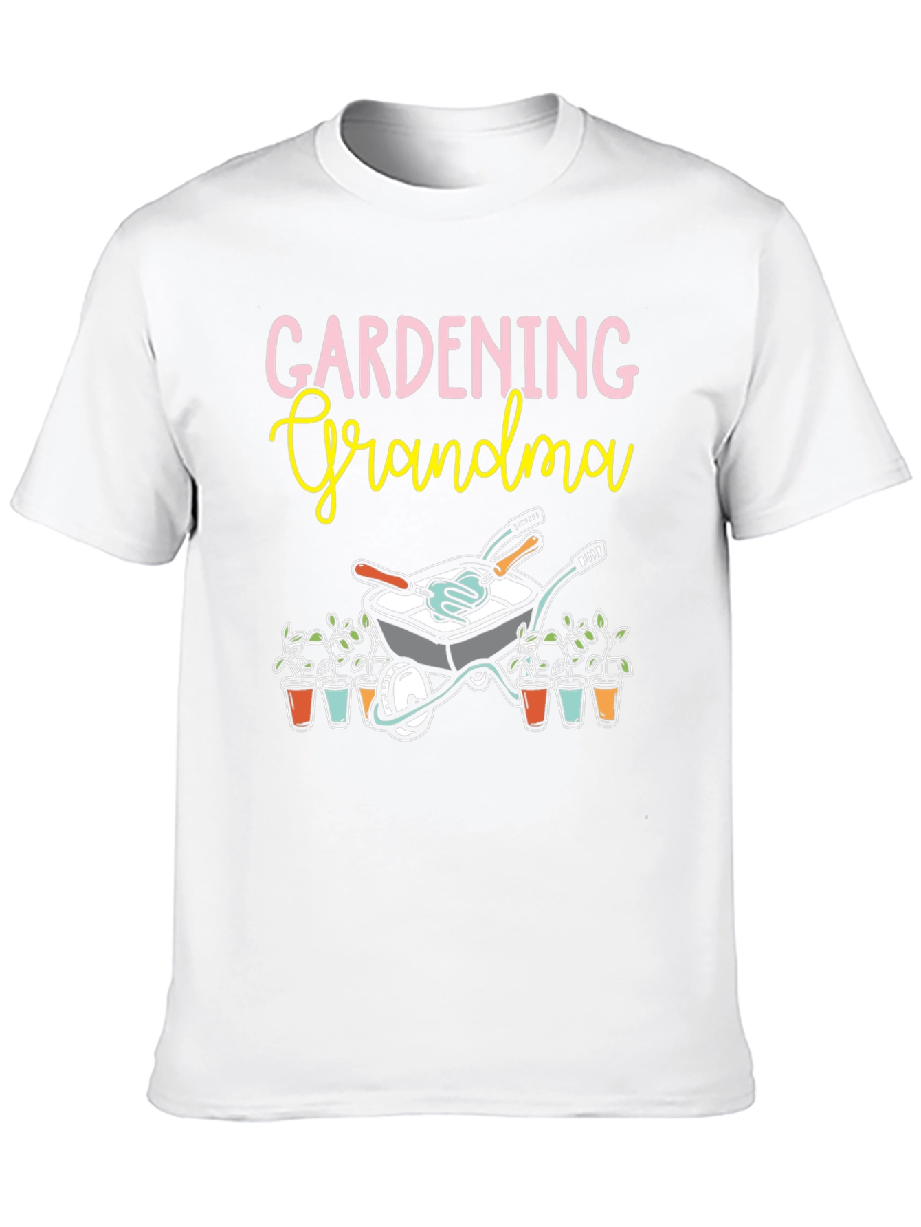 Black Gardening Grandma T-Shirt view 10