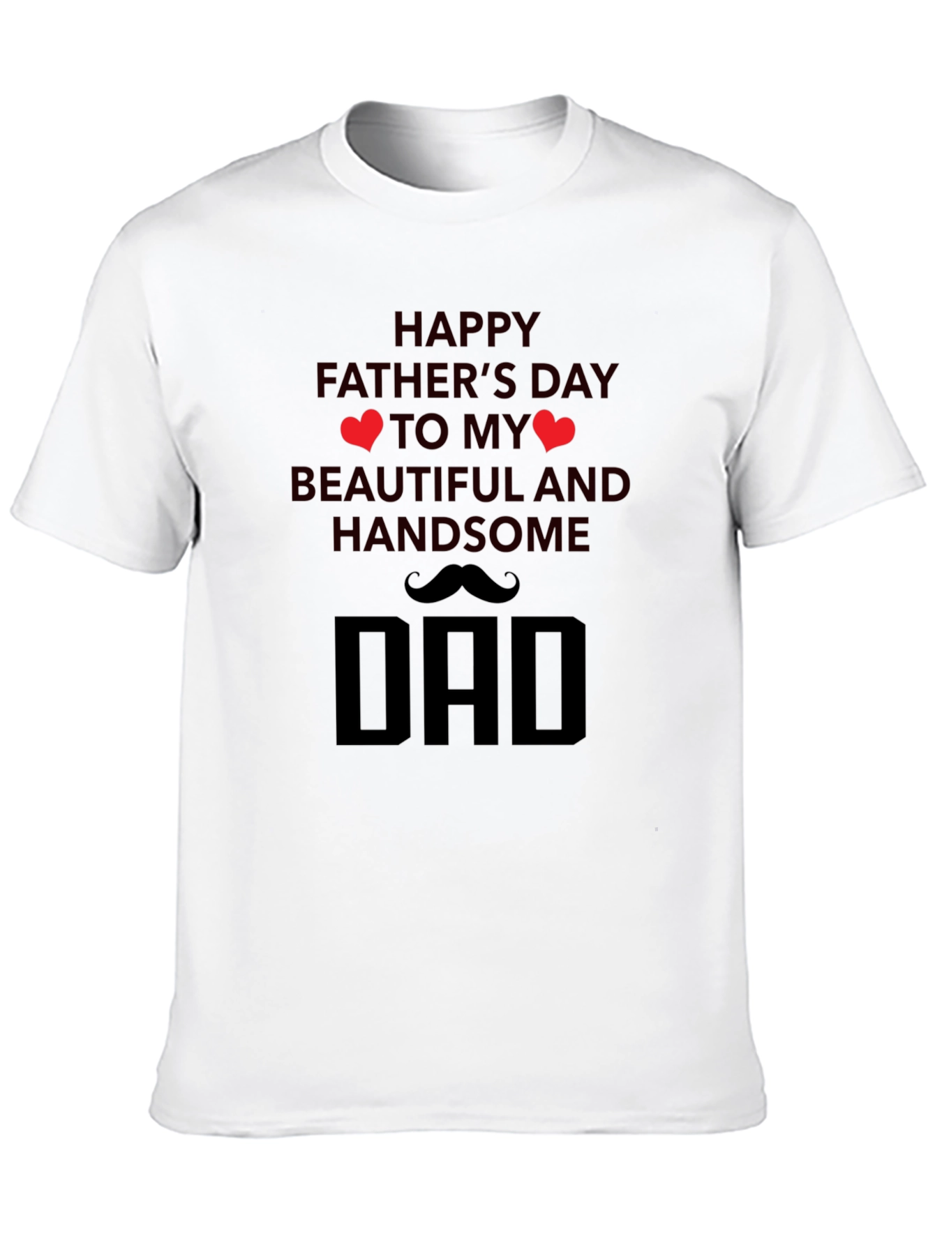 Black Happy Father's Day T-Shirt view 10
