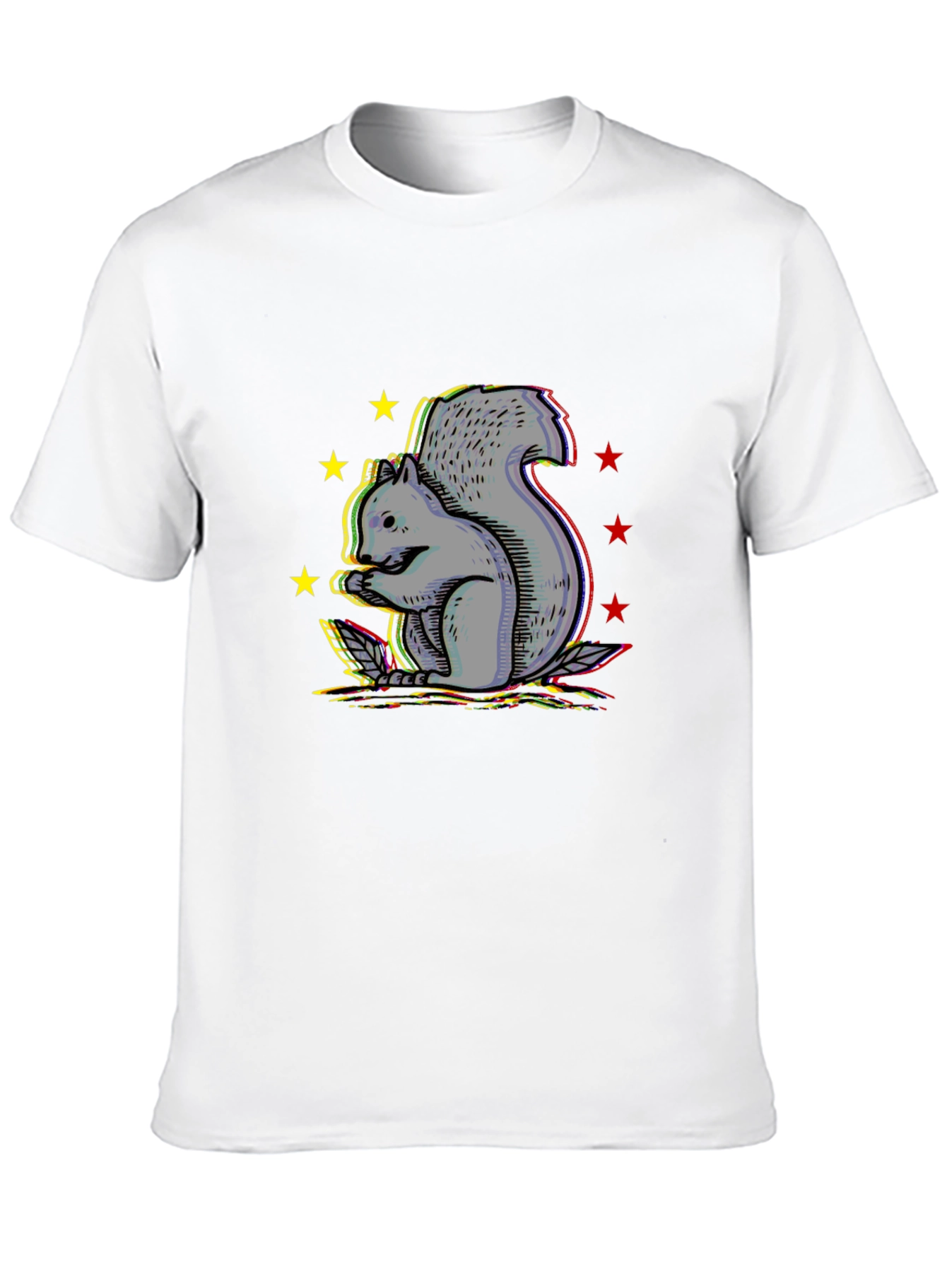 Black Squirrel Graphic Tee - Unisex Cotton Blend Shirt view 10