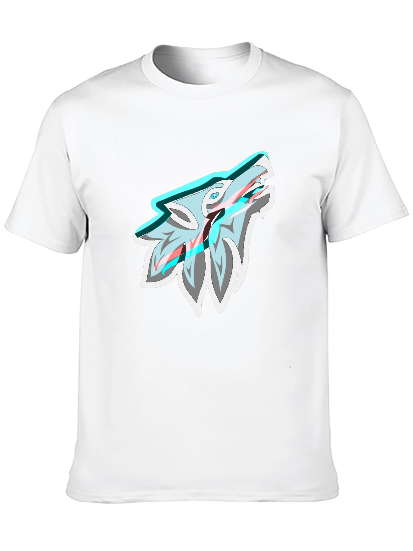 Black Wolf Graphic Print Tee - Cool Style view 10