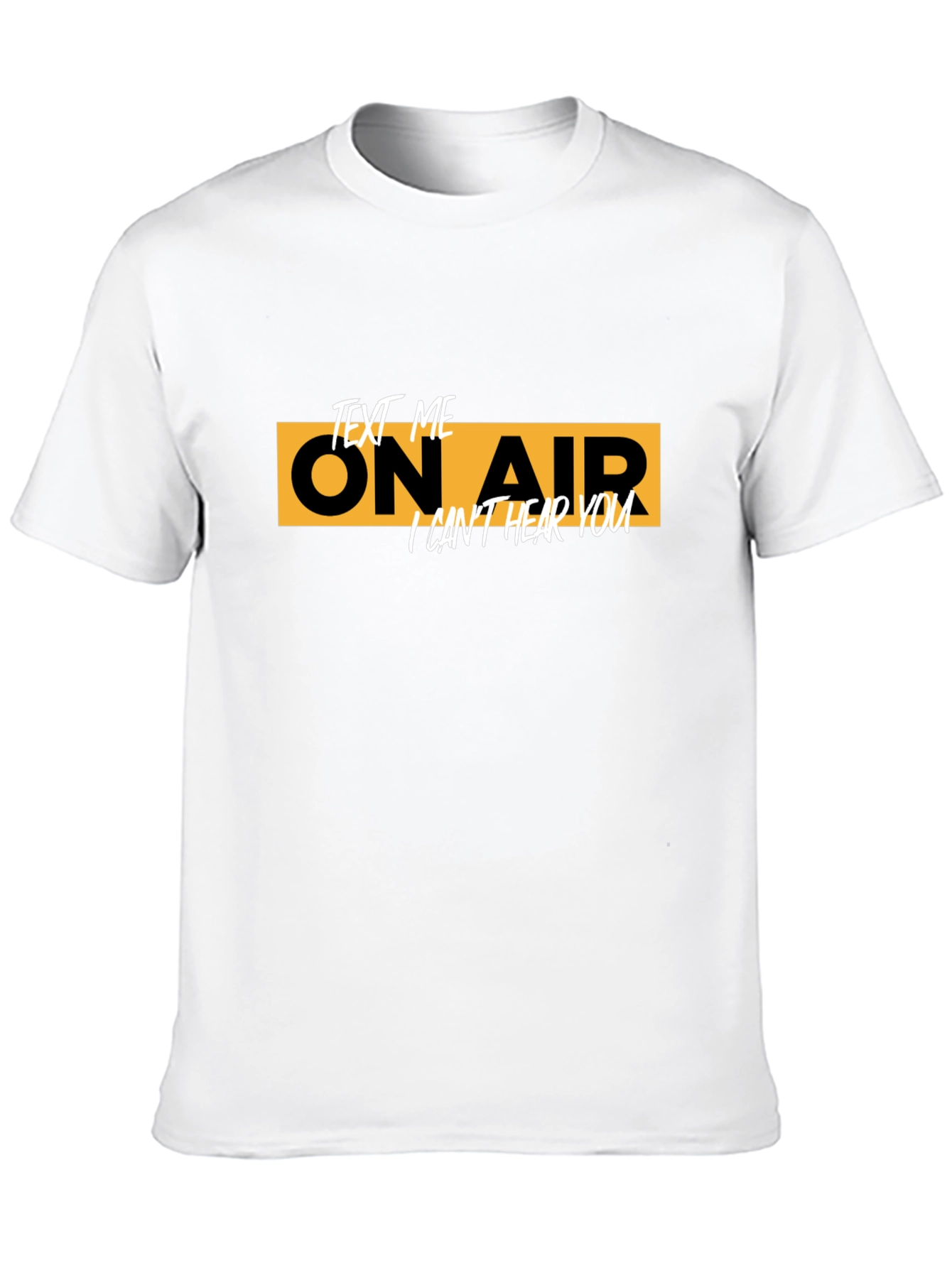 Black On Air Graphic Tee - Text Me, I Can't Hear You! view 10