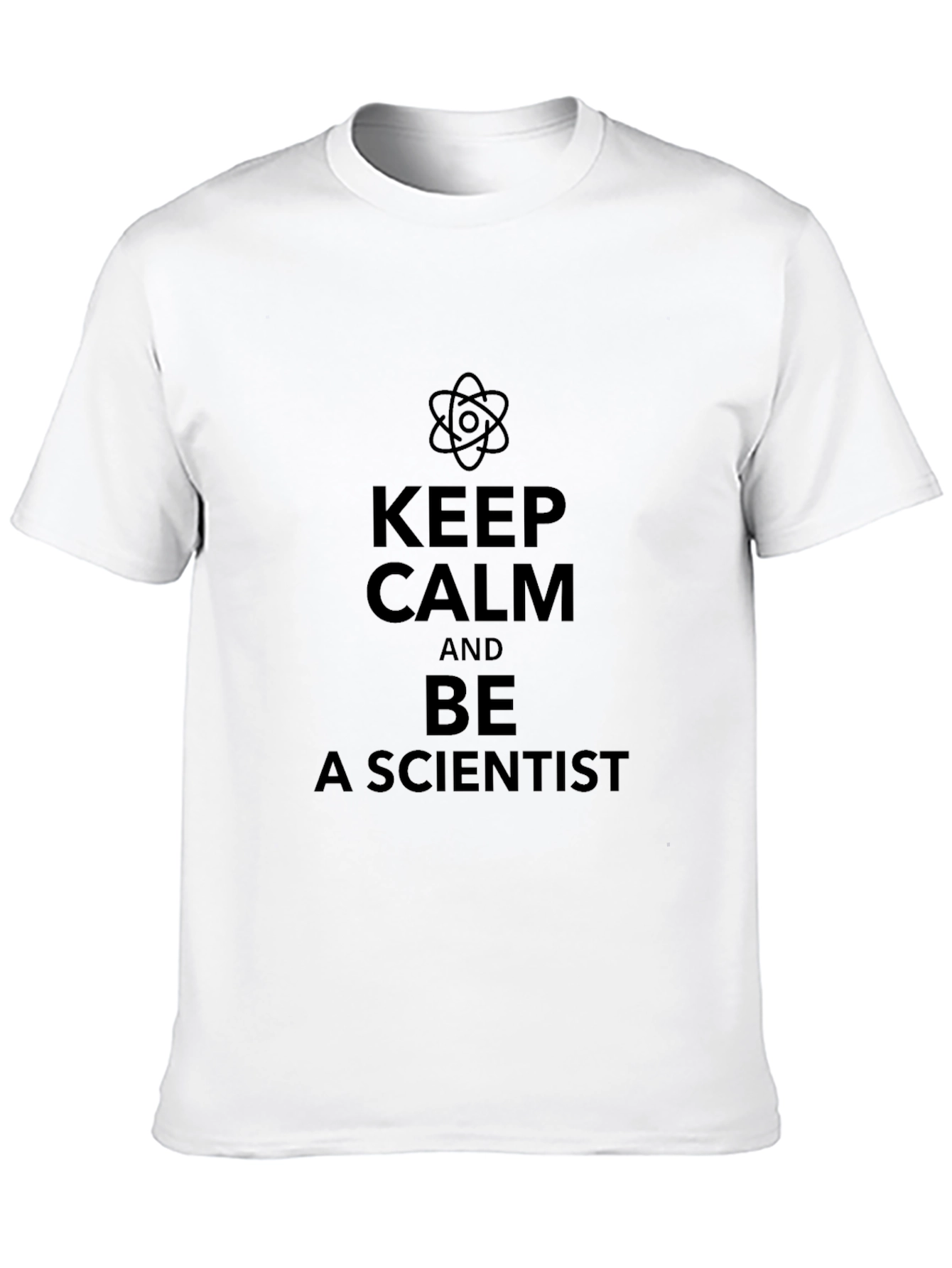 Black Keep Calm and Be A Scientist T-Shirt view 10