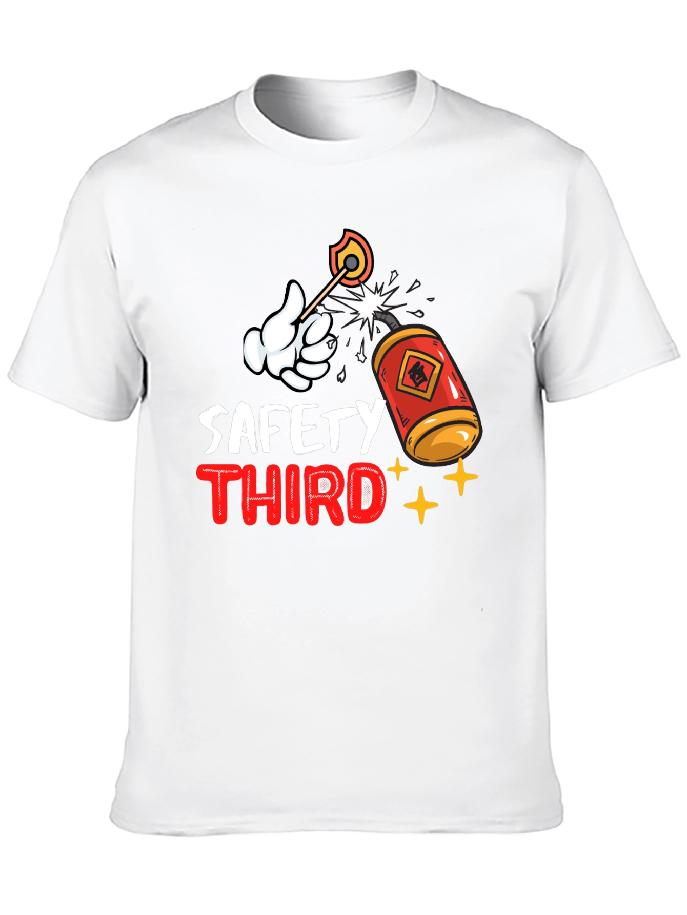 Black Safety Third Graphic T-Shirt view 10