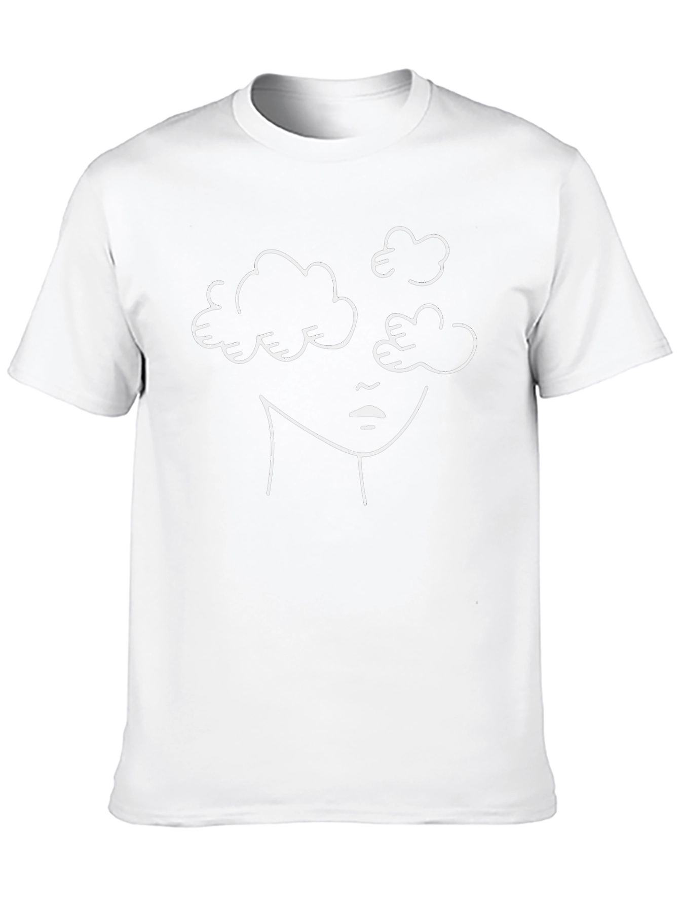 Black Cloud Mind T-Shirt - Artistic Black Tee view 10