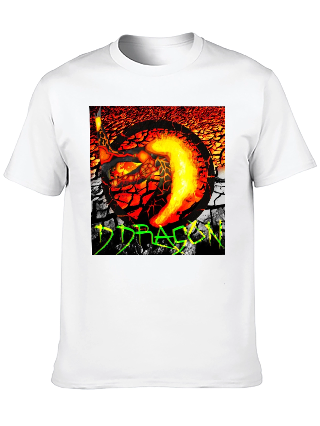 Fiery Dragon Graphic T-Shirt - Bold Design - 10