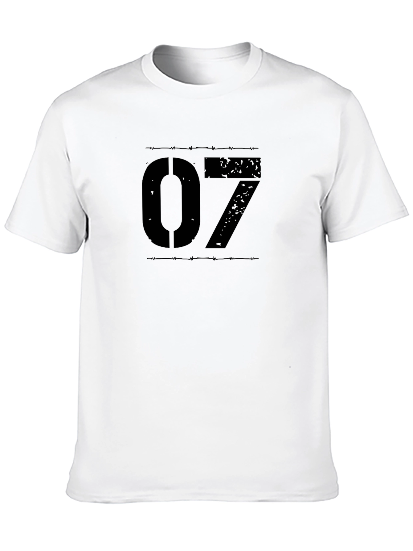 Black Edgy 07 Graphic Black T-Shirt - Urban Style view 10