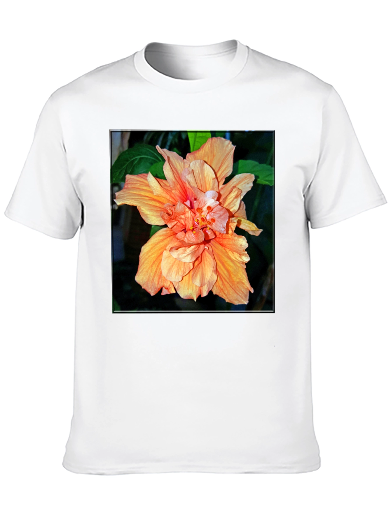 Black Floral Print Black T-Shirt view 10